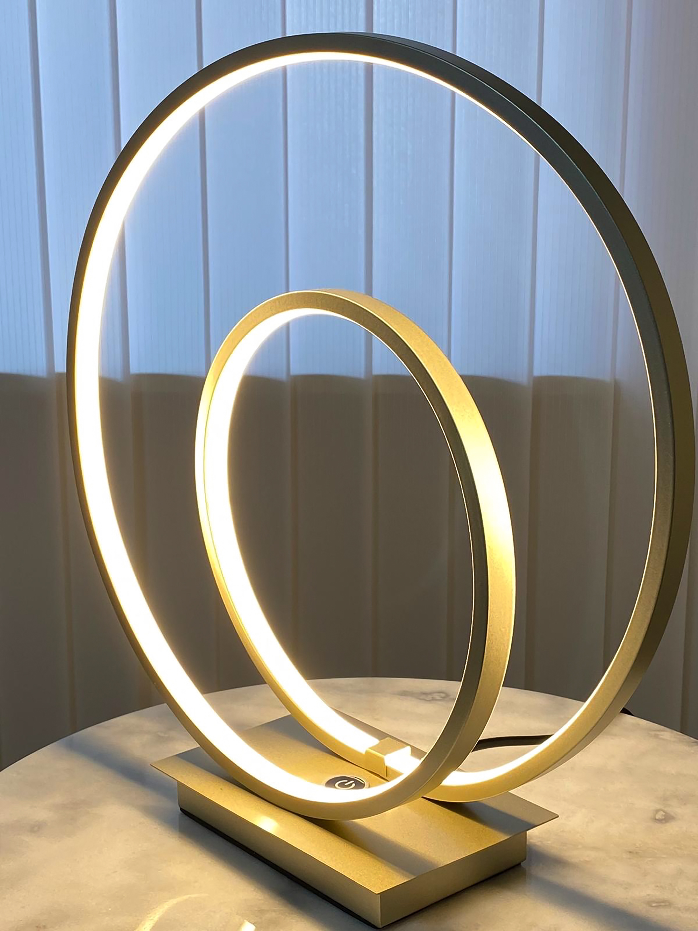 LOOP bordlampa, champagne - Aneta Lighting - 5