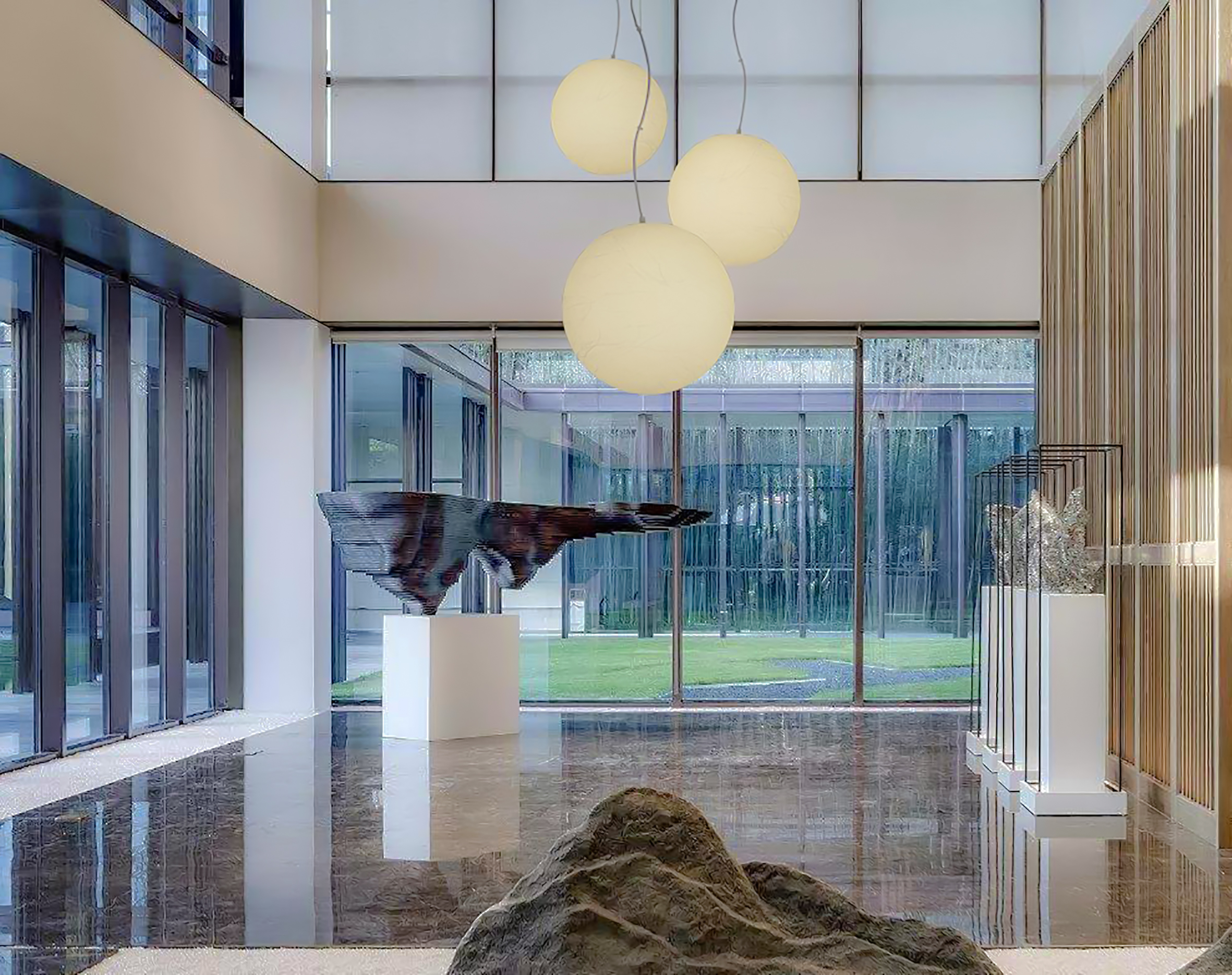 MOON taklampa, 30cm, vit - Aneta Lighting - 3