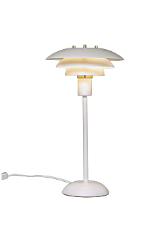 Bordslampa Epsilon Vit Liten - Aneta