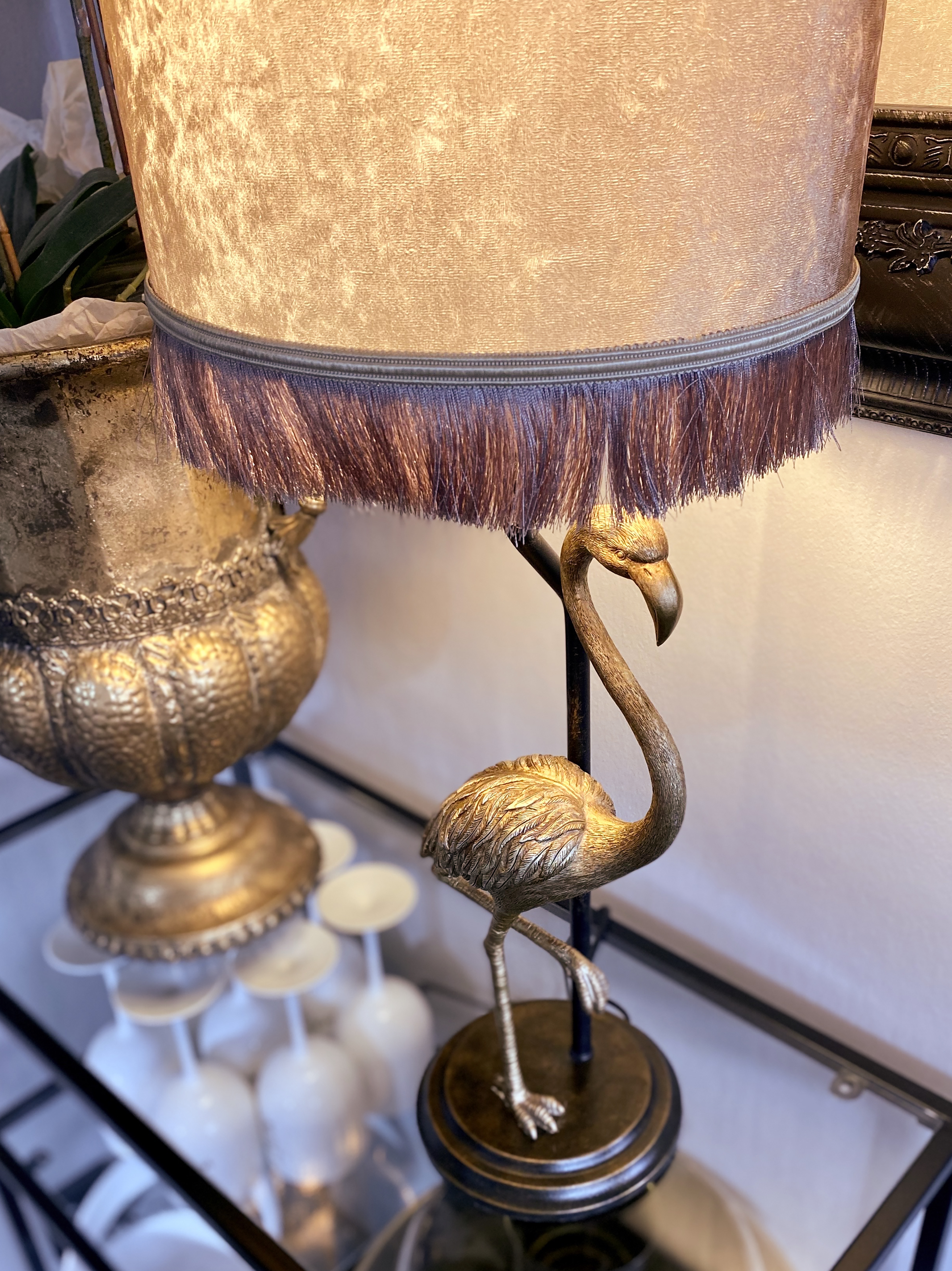 FLAMINGO bordlampa, svartguld/guld - Aneta Lighting - 3
