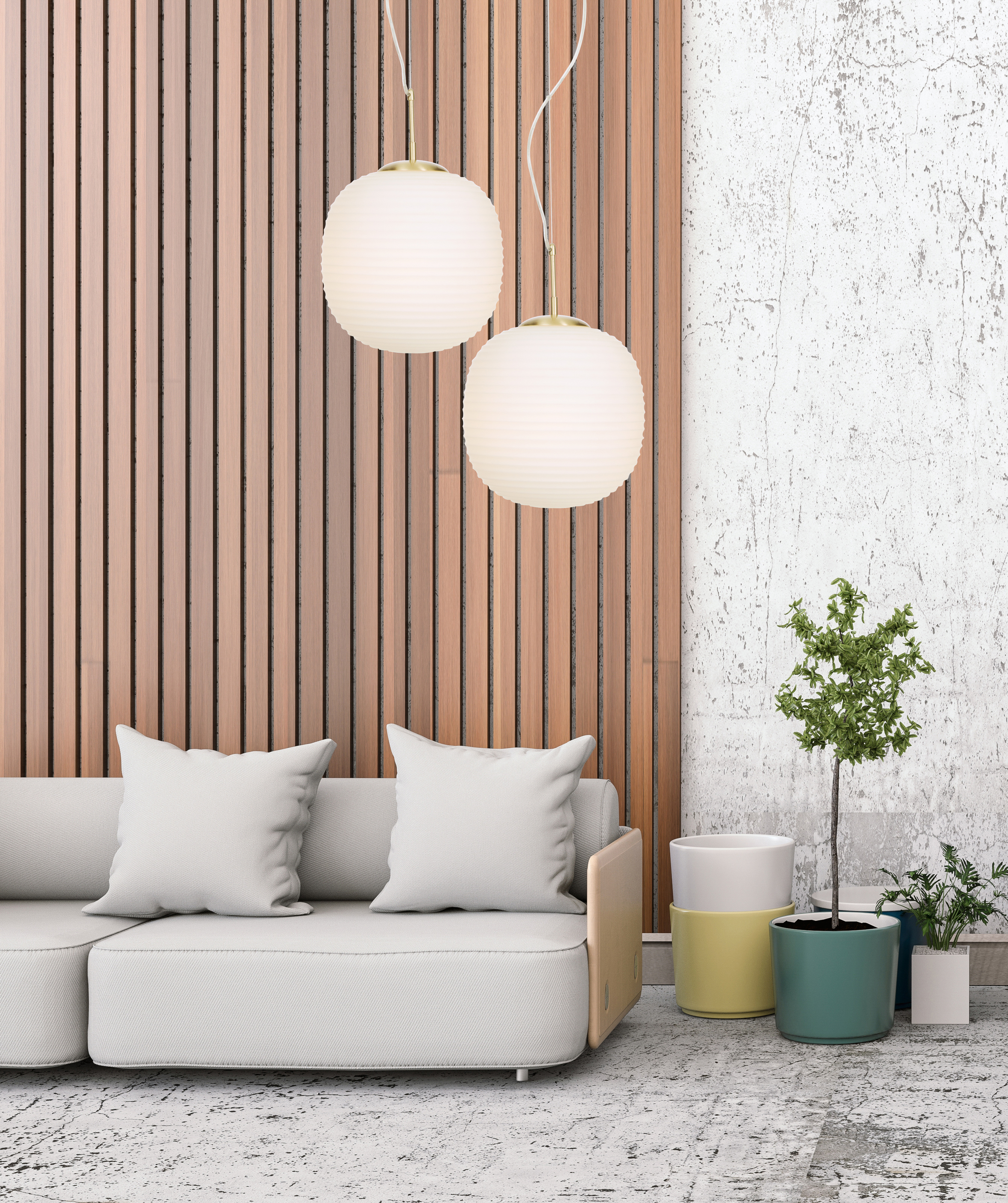 SIRIUS taklampa, Ø30, mässing - Aneta Lighting - 4