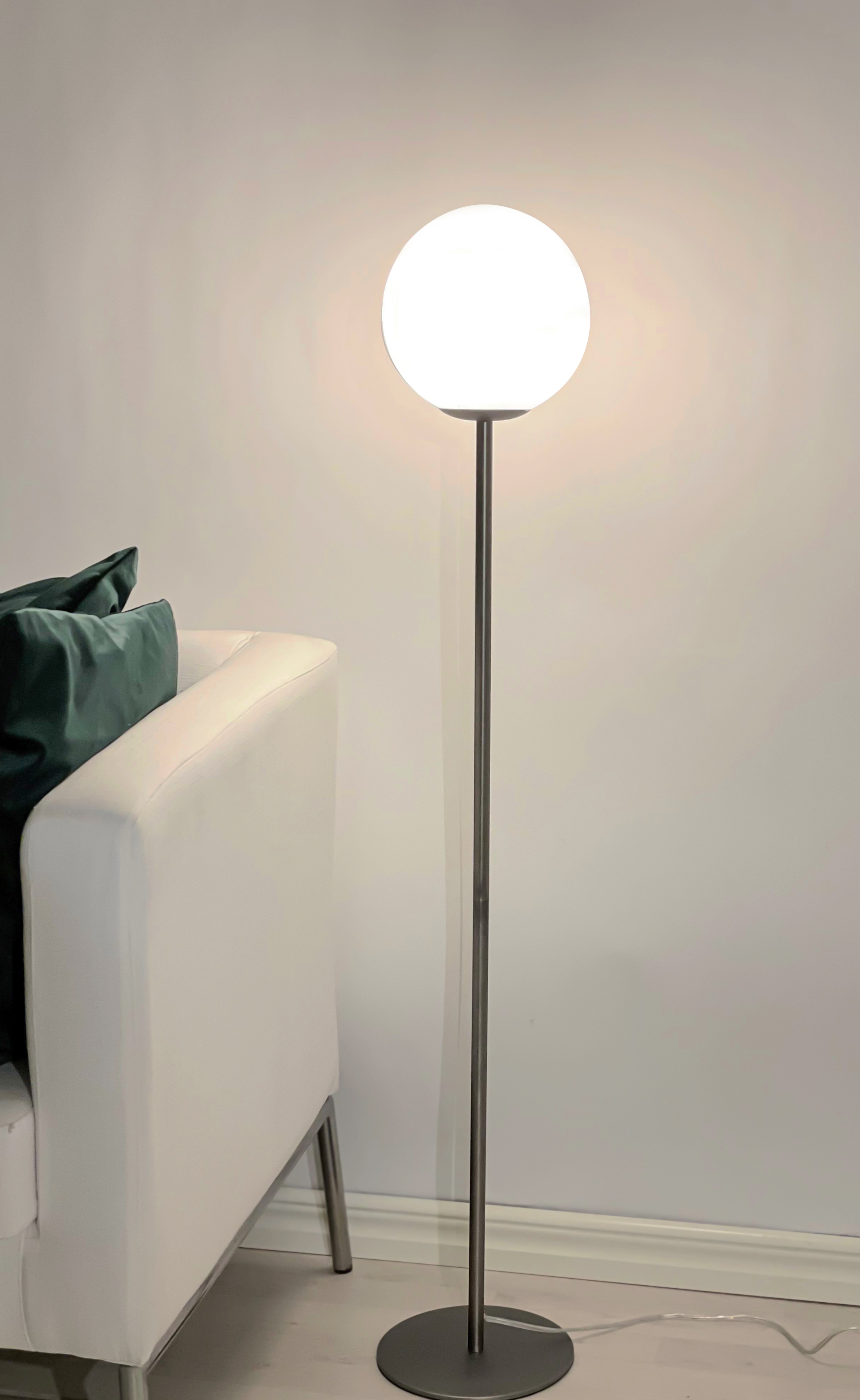 MOLEKYL golvlampa, tenn/vit - Aneta Lighting - 3