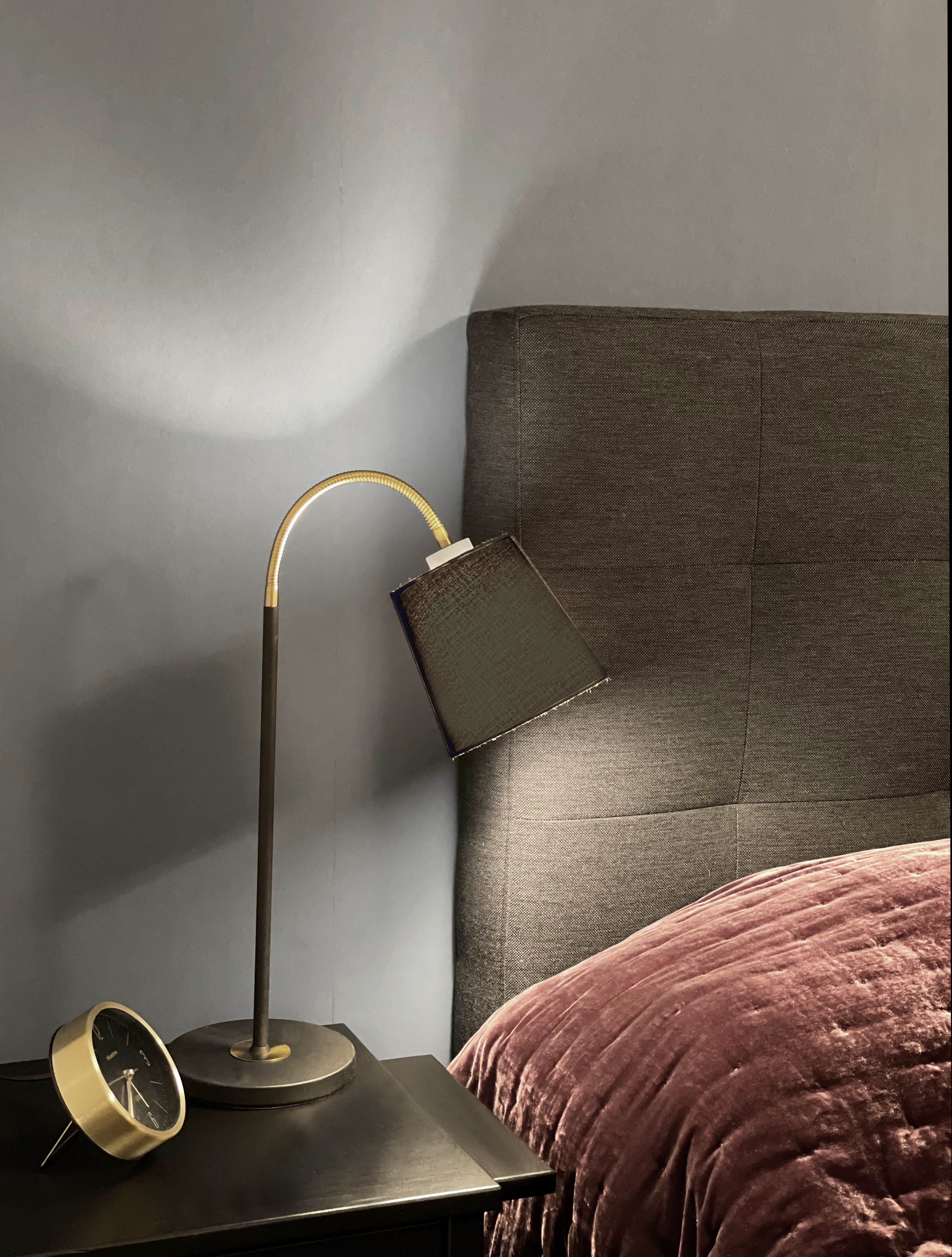 LJUSDAL bordlampa, svart/matt mässing - Aneta Lighting - 3