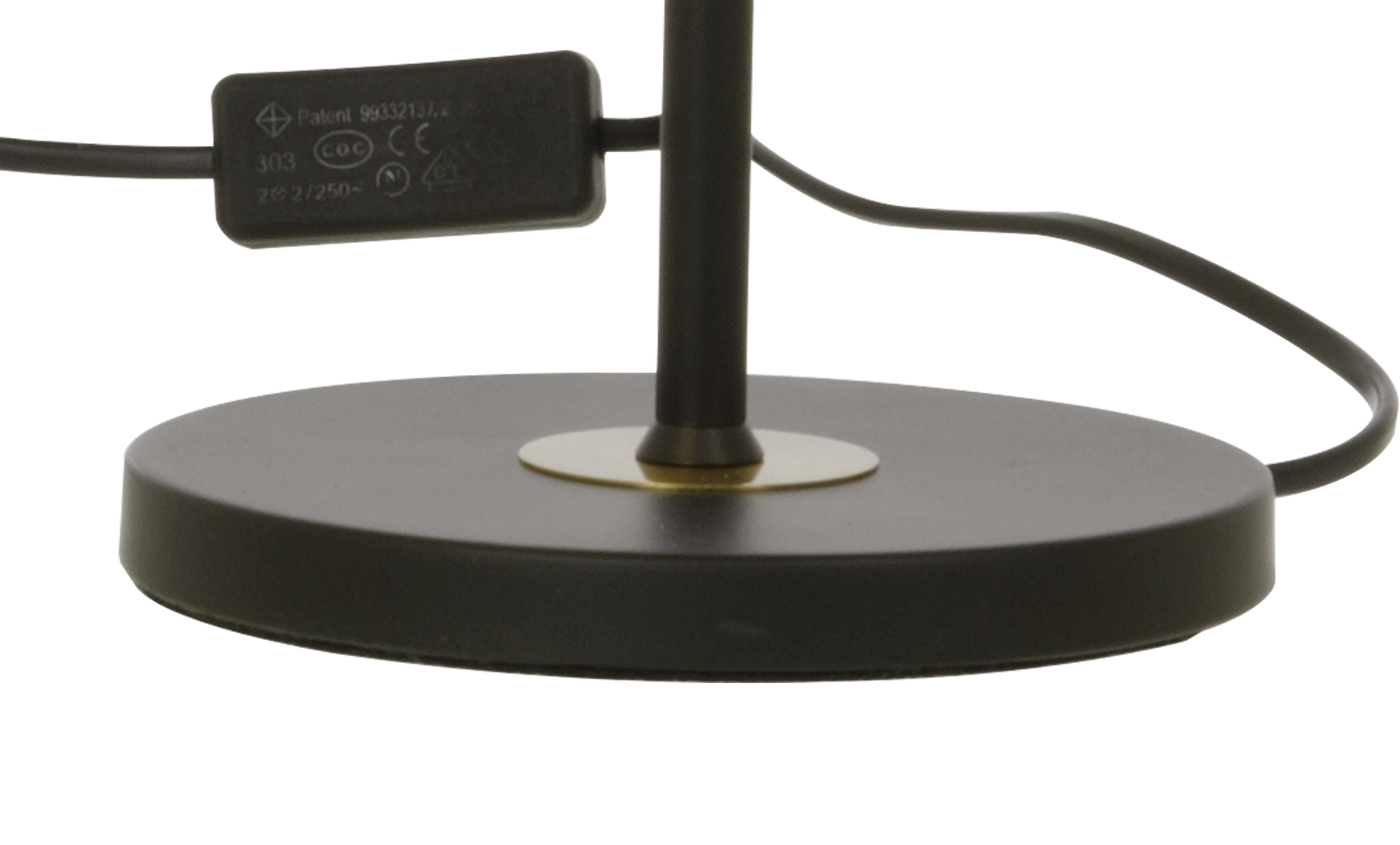 LJUSDAL bordlampa, svart/matt mässing - Aneta Lighting - 5