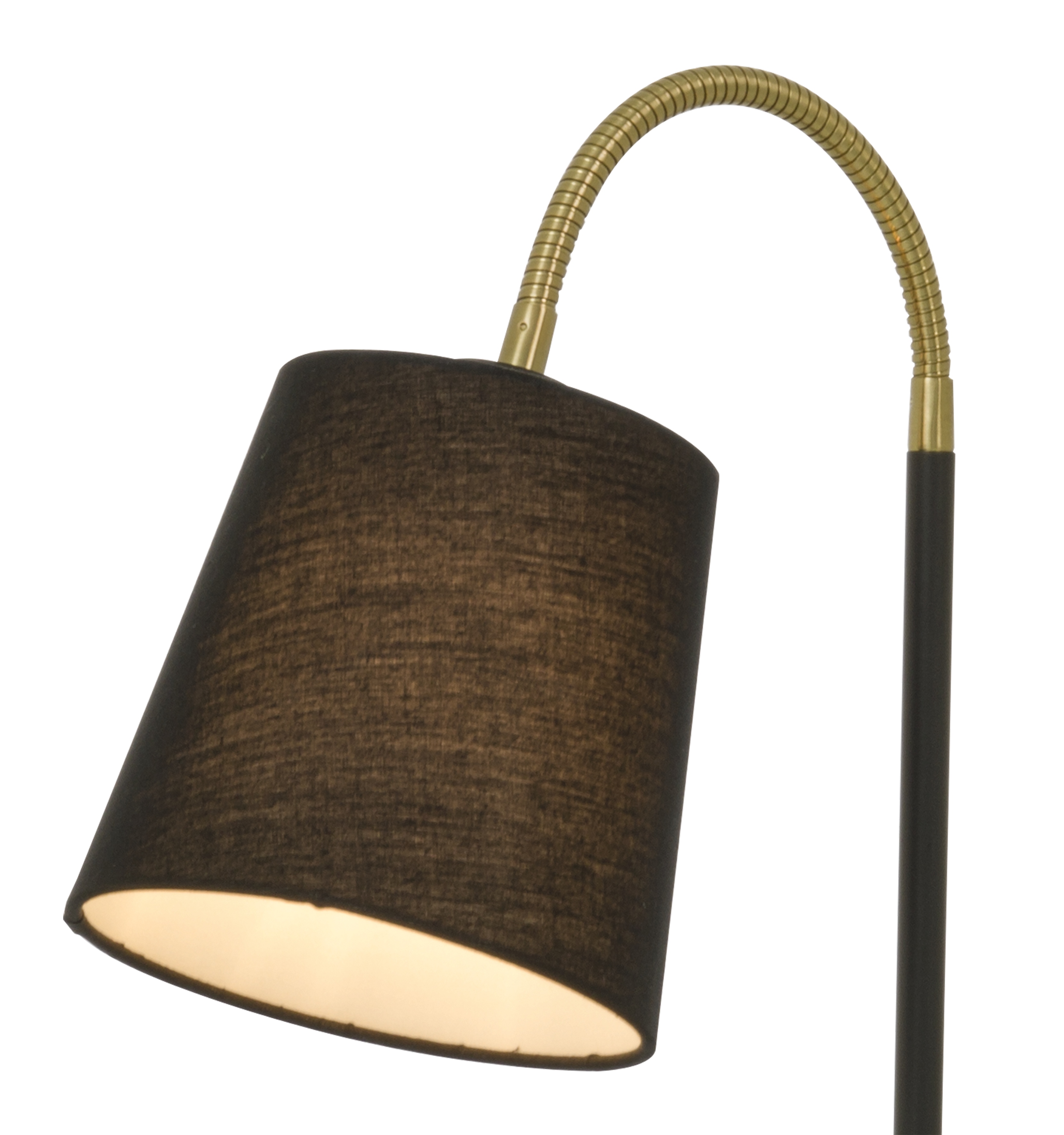 LJUSDAL bordlampa, svart/matt mässing - Aneta Lighting - 4
