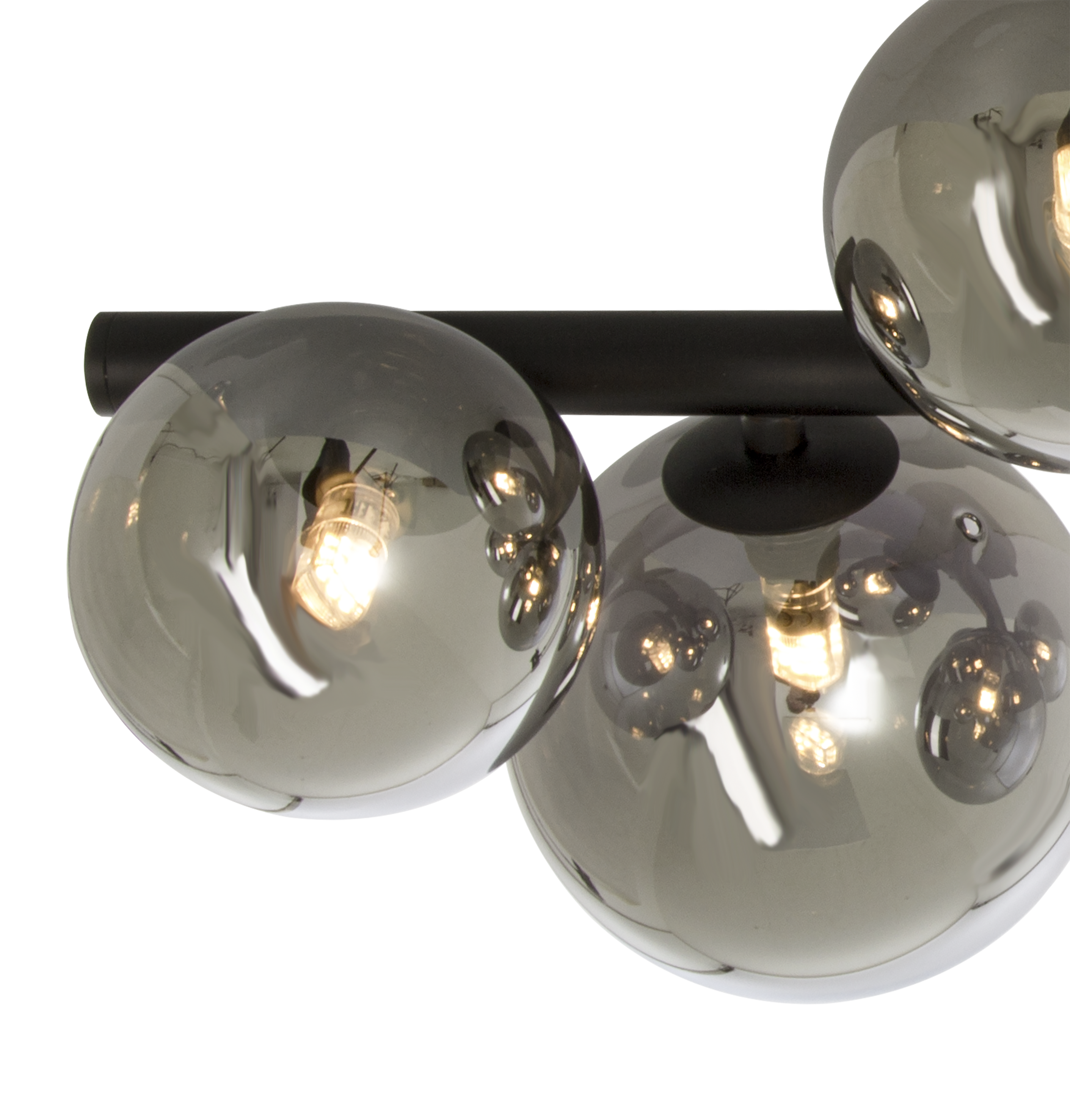 MOLEKYL plafond, svart/rök - Aneta Lighting - 6