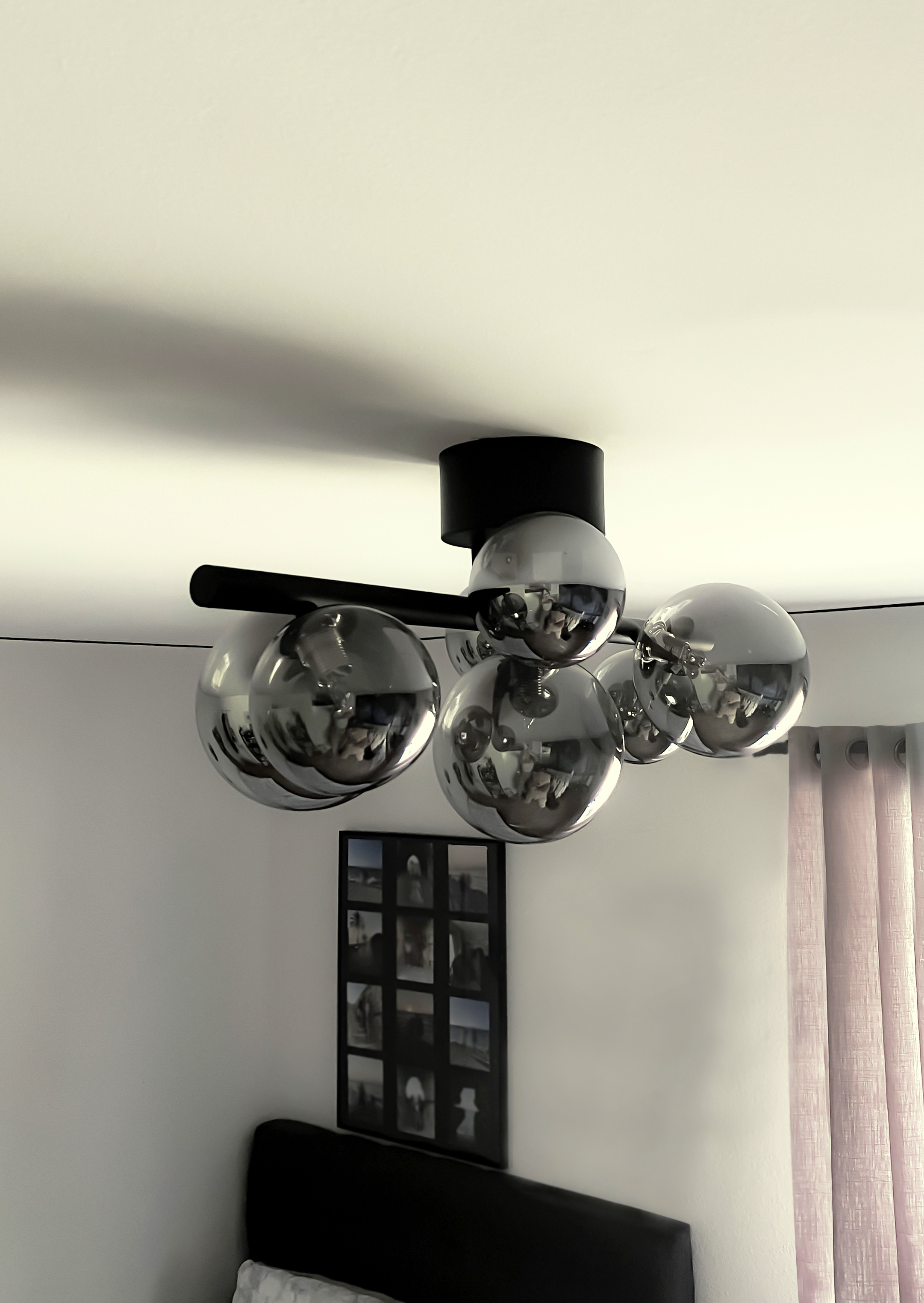 MOLEKYL plafond, svart/rök - Aneta Lighting - 3