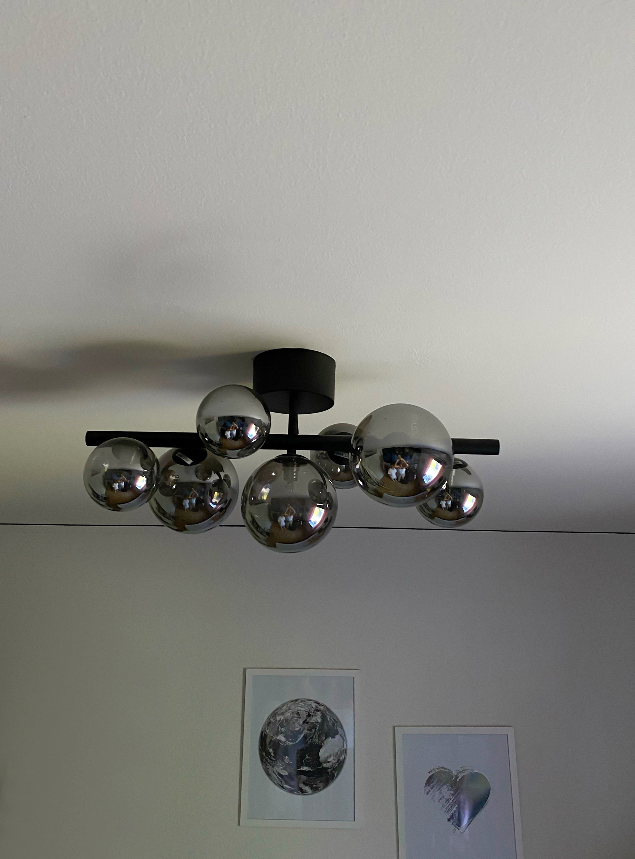 MOLEKYL plafond, svart/rök - Aneta Lighting - 4