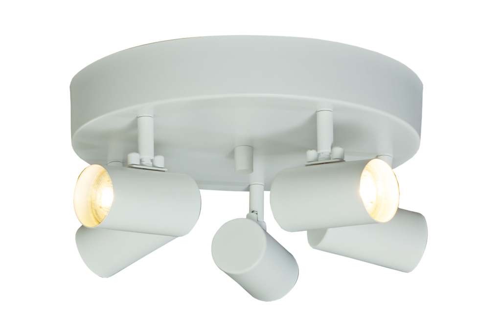 HUGIN takspot 5:a rund vit - Aneta Lighting