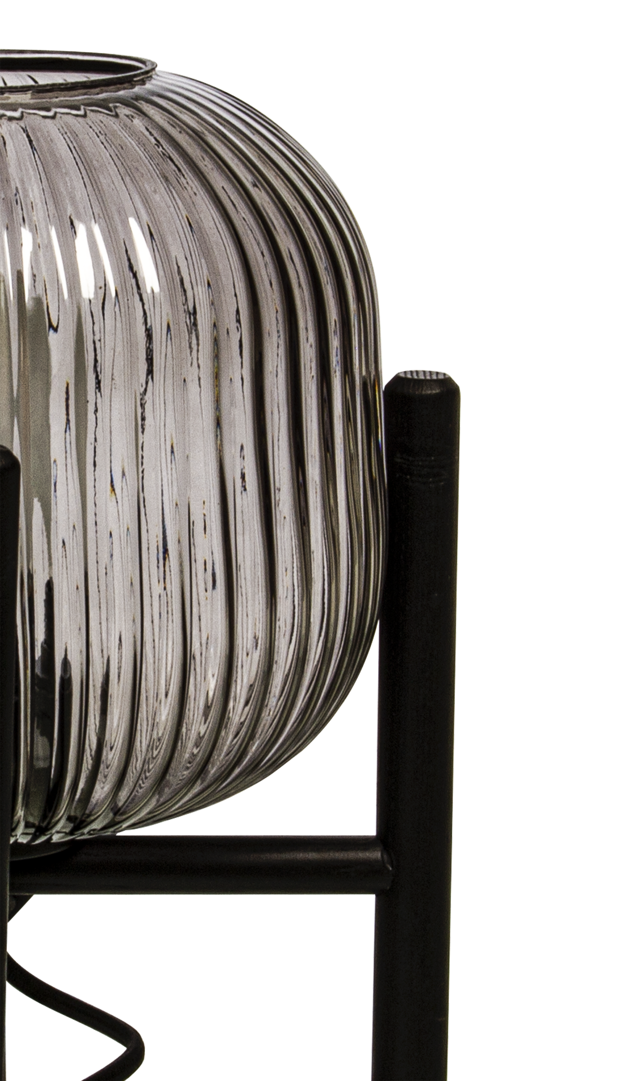 VINDA bordlampa liten, svart/rök - Aneta Lighting - 5