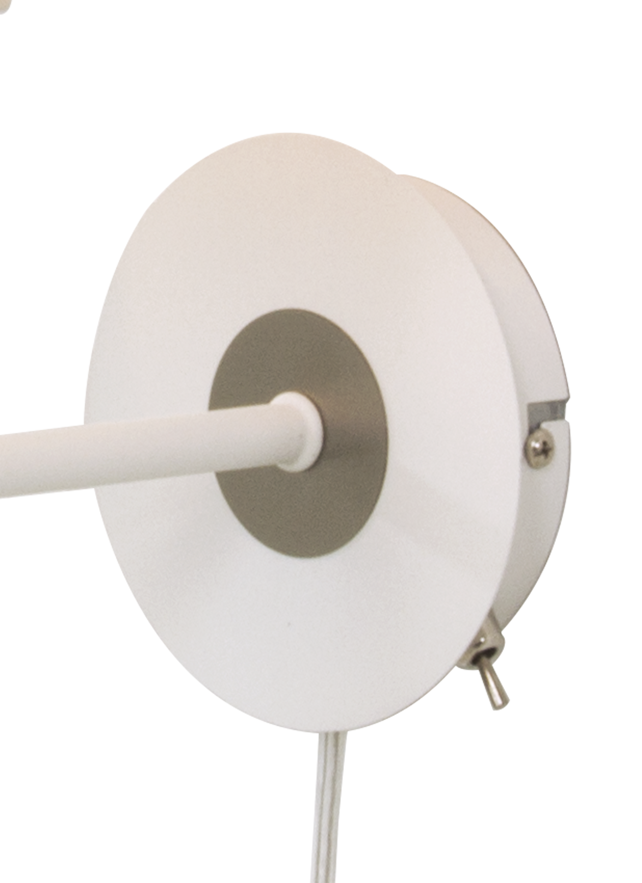 EKETORP vägglampa, vit/stål - Aneta Lighting - 3