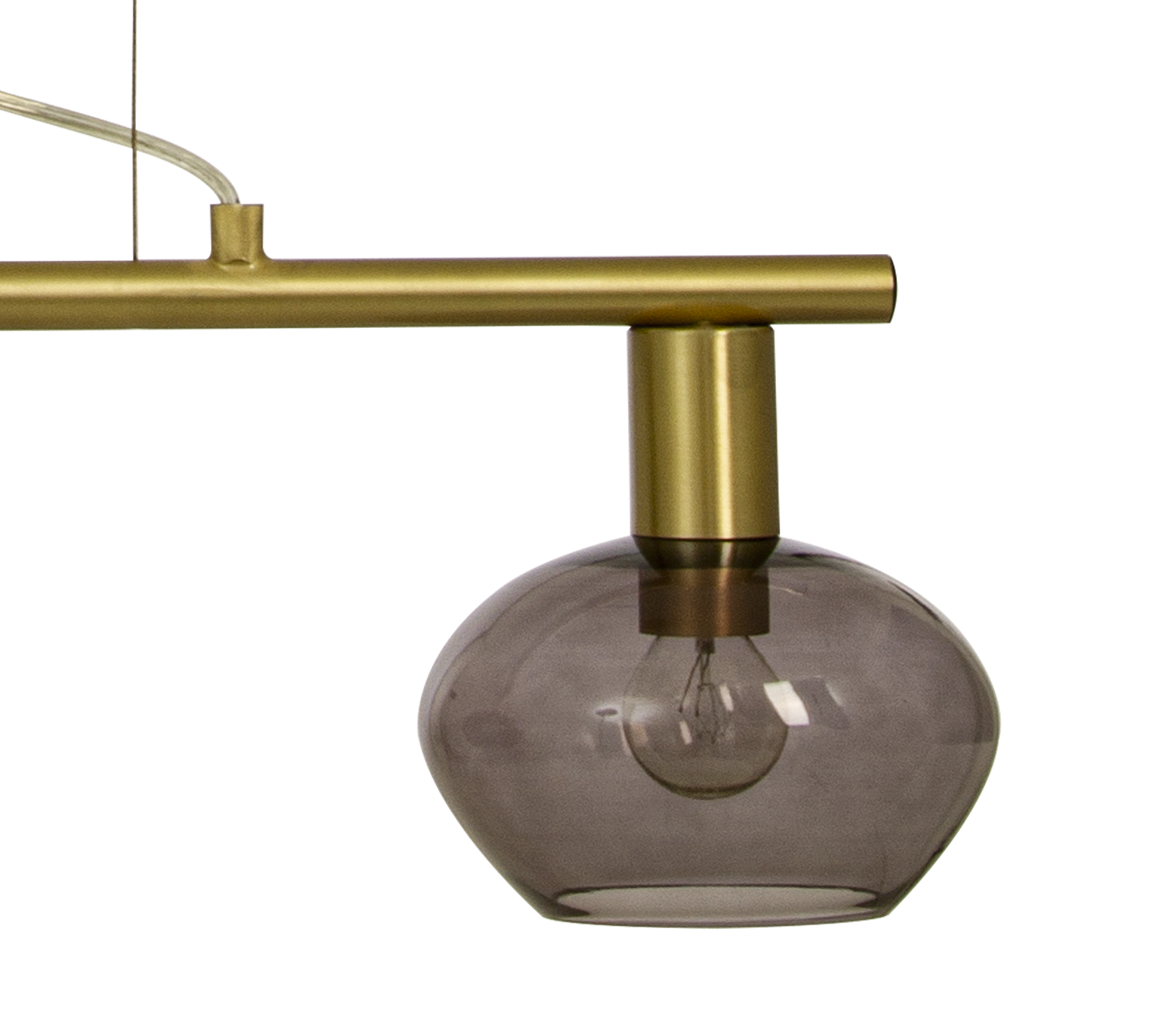 BELL taklampa 3:a rak, matt mässing/rök - Aneta Lighting - 6