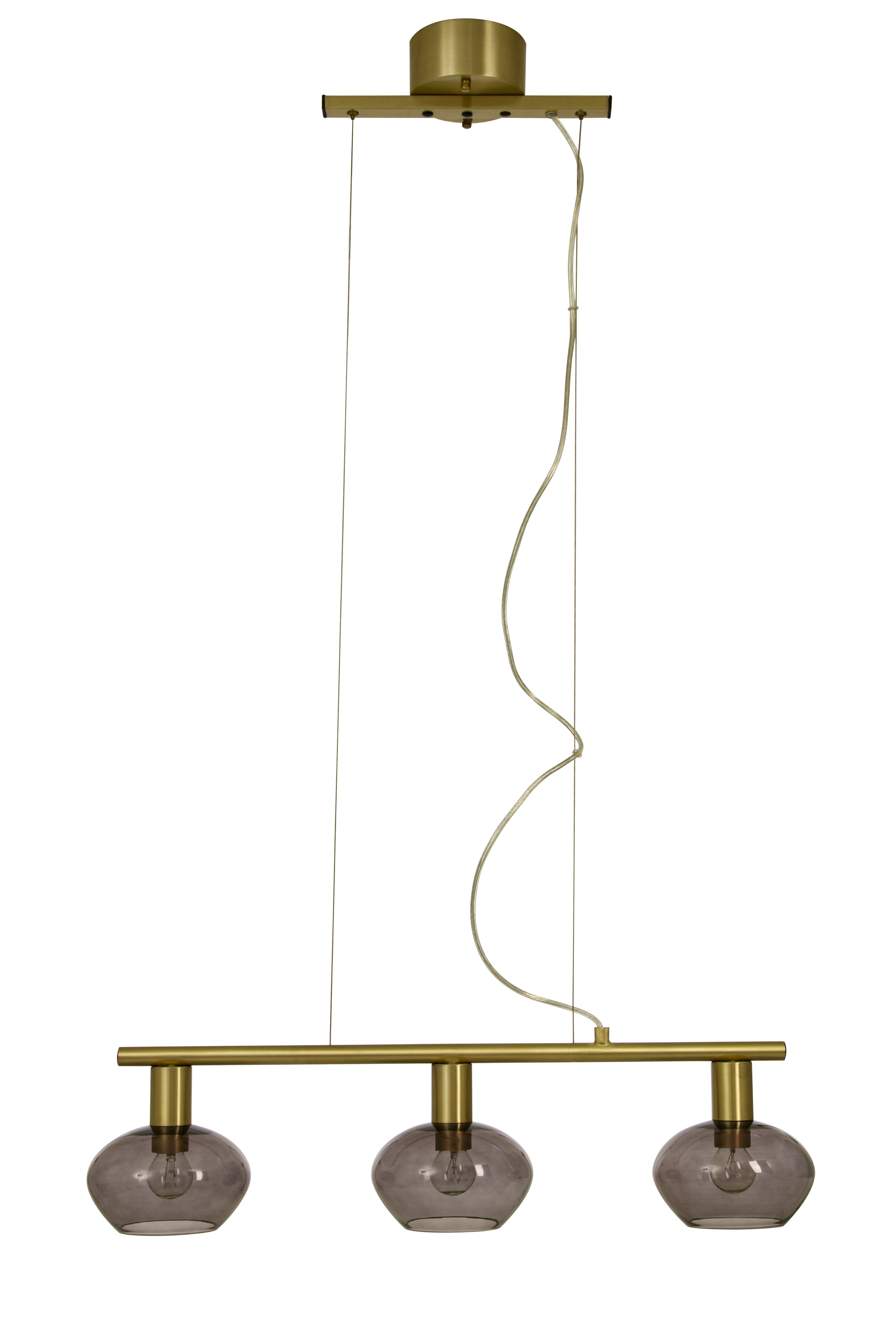 BELL taklampa 3:a rak, matt mässing/rök - Aneta Lighting - 4