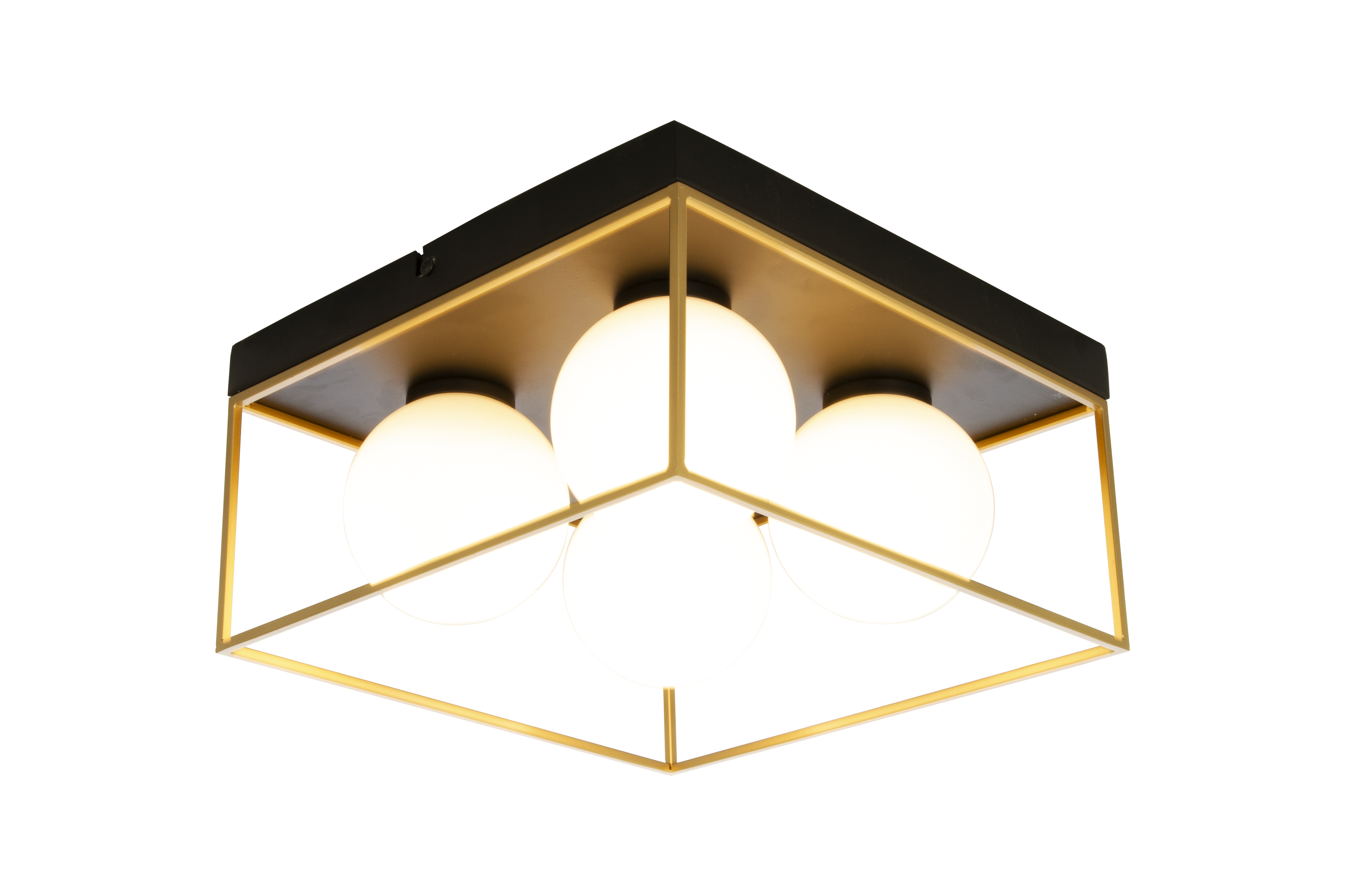 ASTRO plafond liten, svart/guld/opal - Aneta Lighting - 2