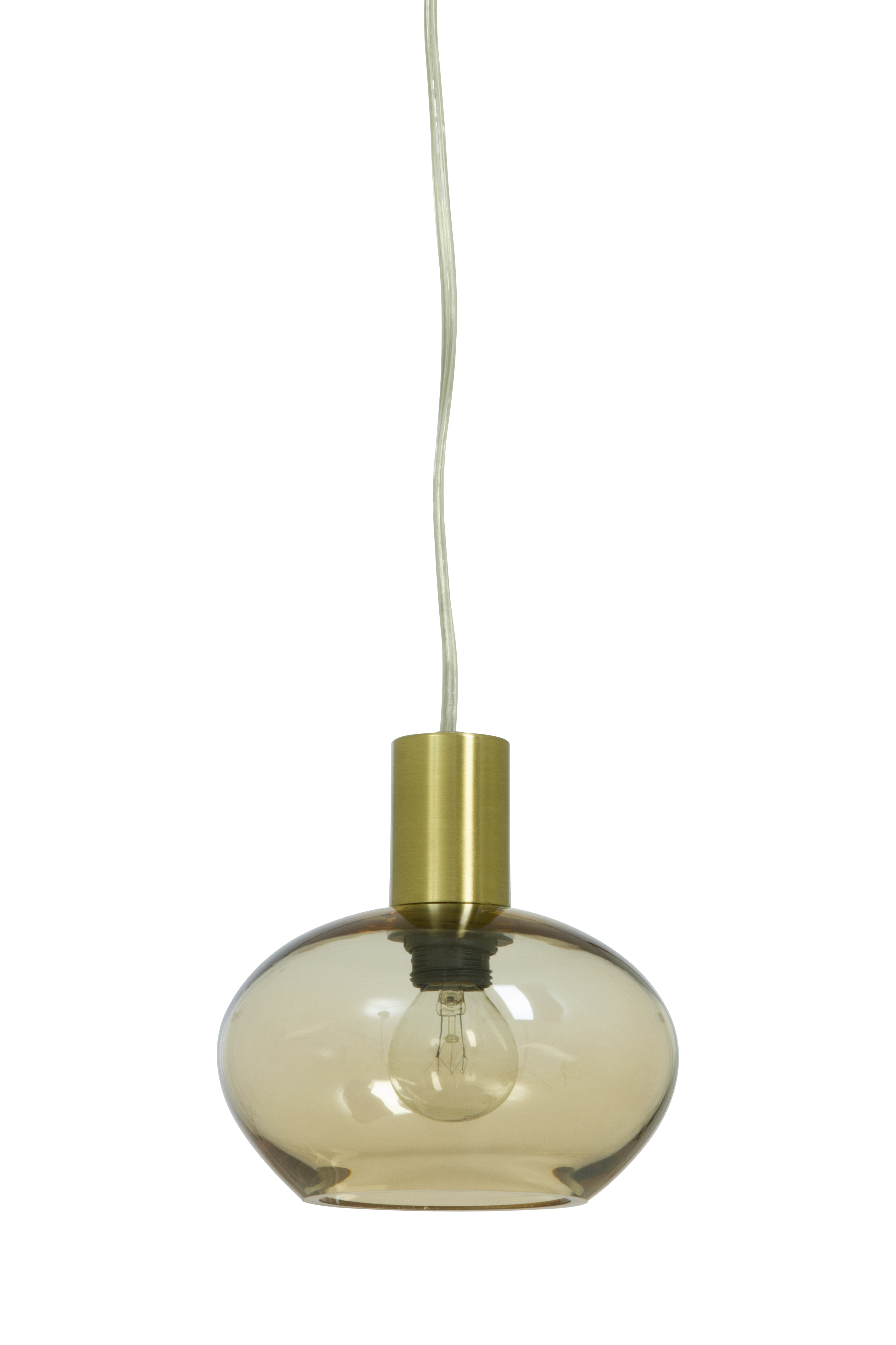 BELL fönsterlampa, matt mässing/amber - Aneta Lighting - 4