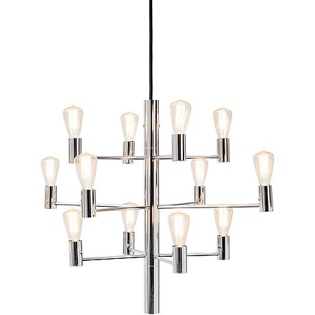 Taklampa Manola 12 Krom - Herstal