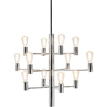 Taklampa Manola 12 Krom - Herstal