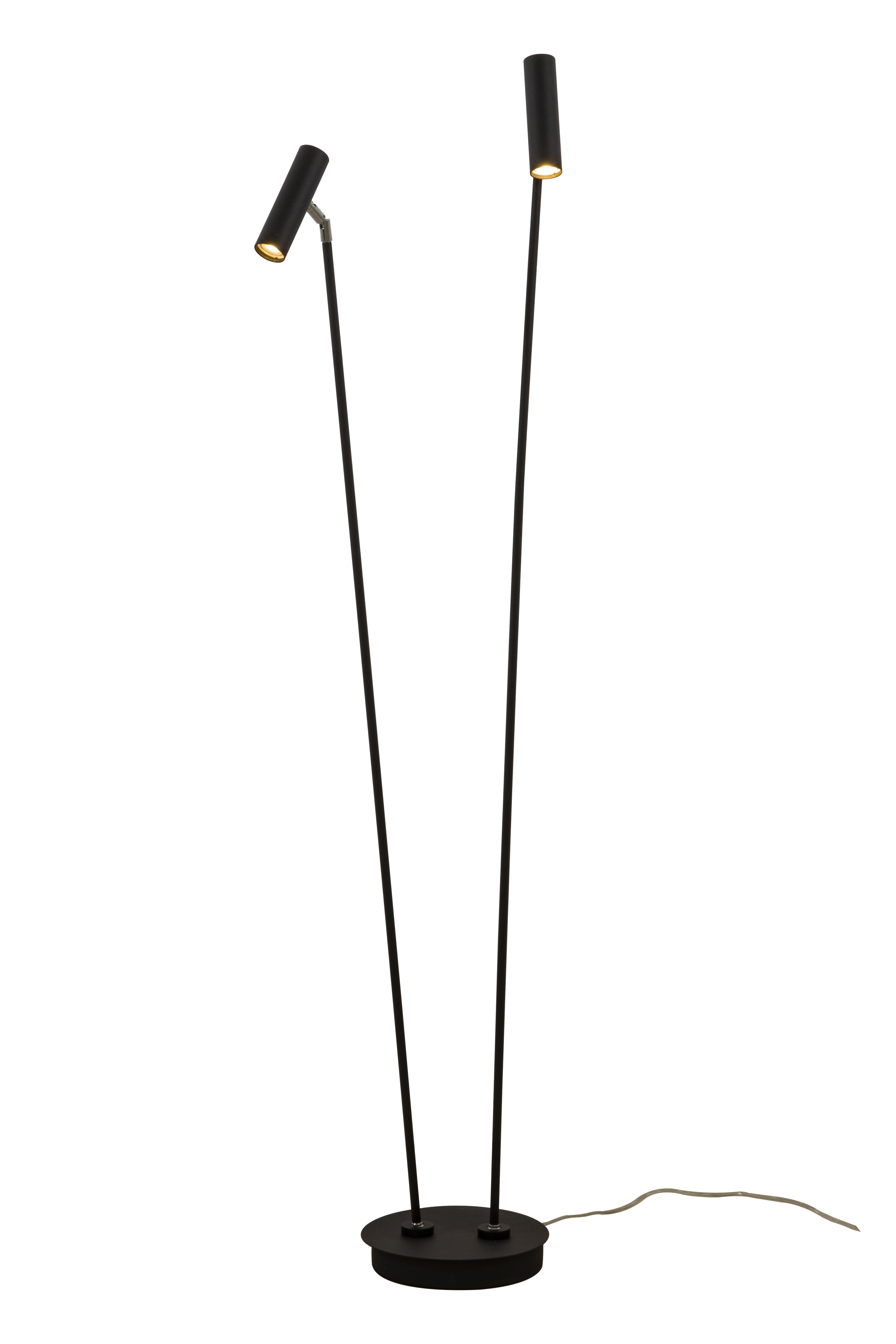 ARTIC golvlampa dubbel, svart - Aneta Lighting