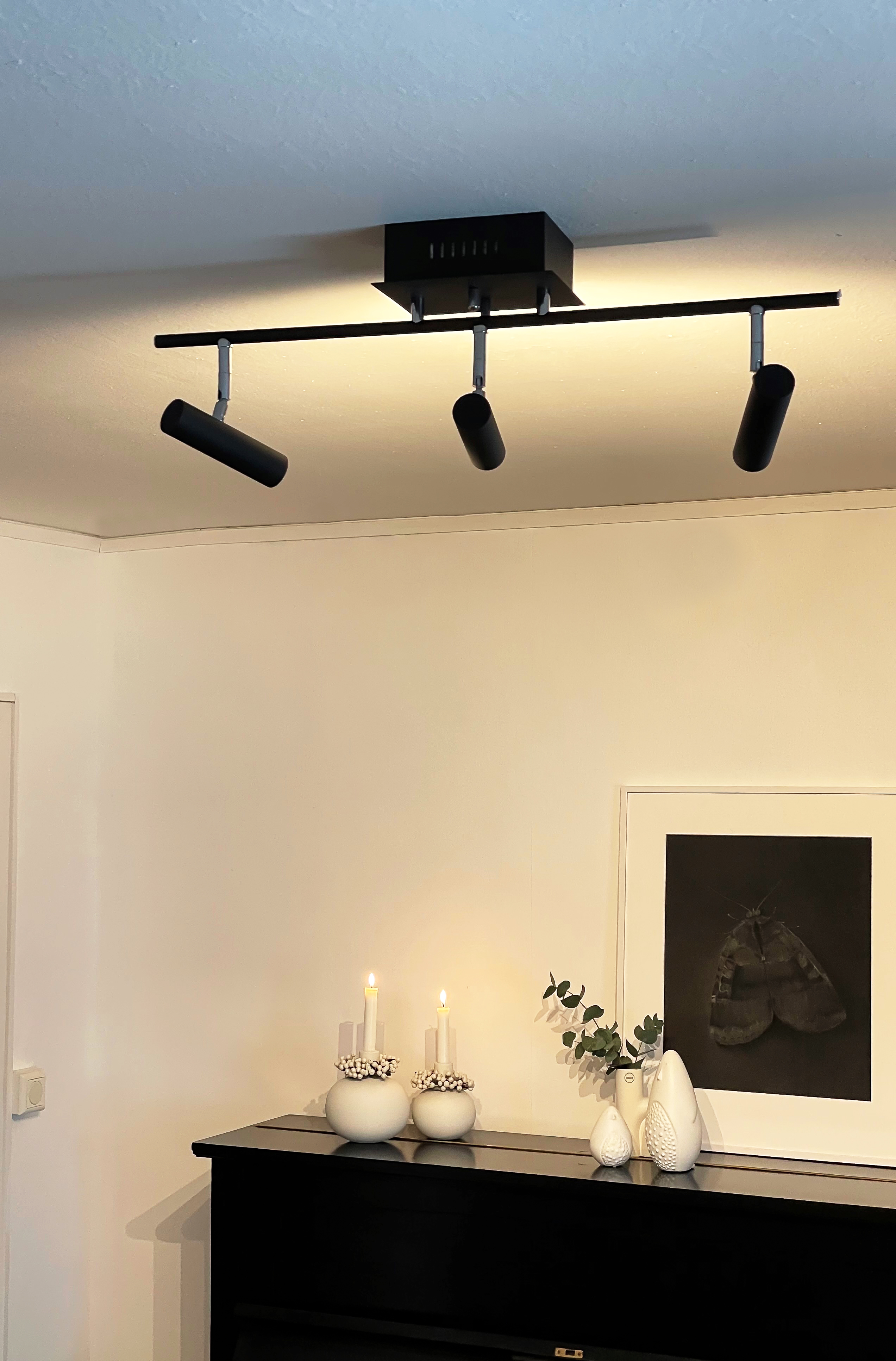ARTIC takspot rak 3:a, svart - Aneta Lighting - 2