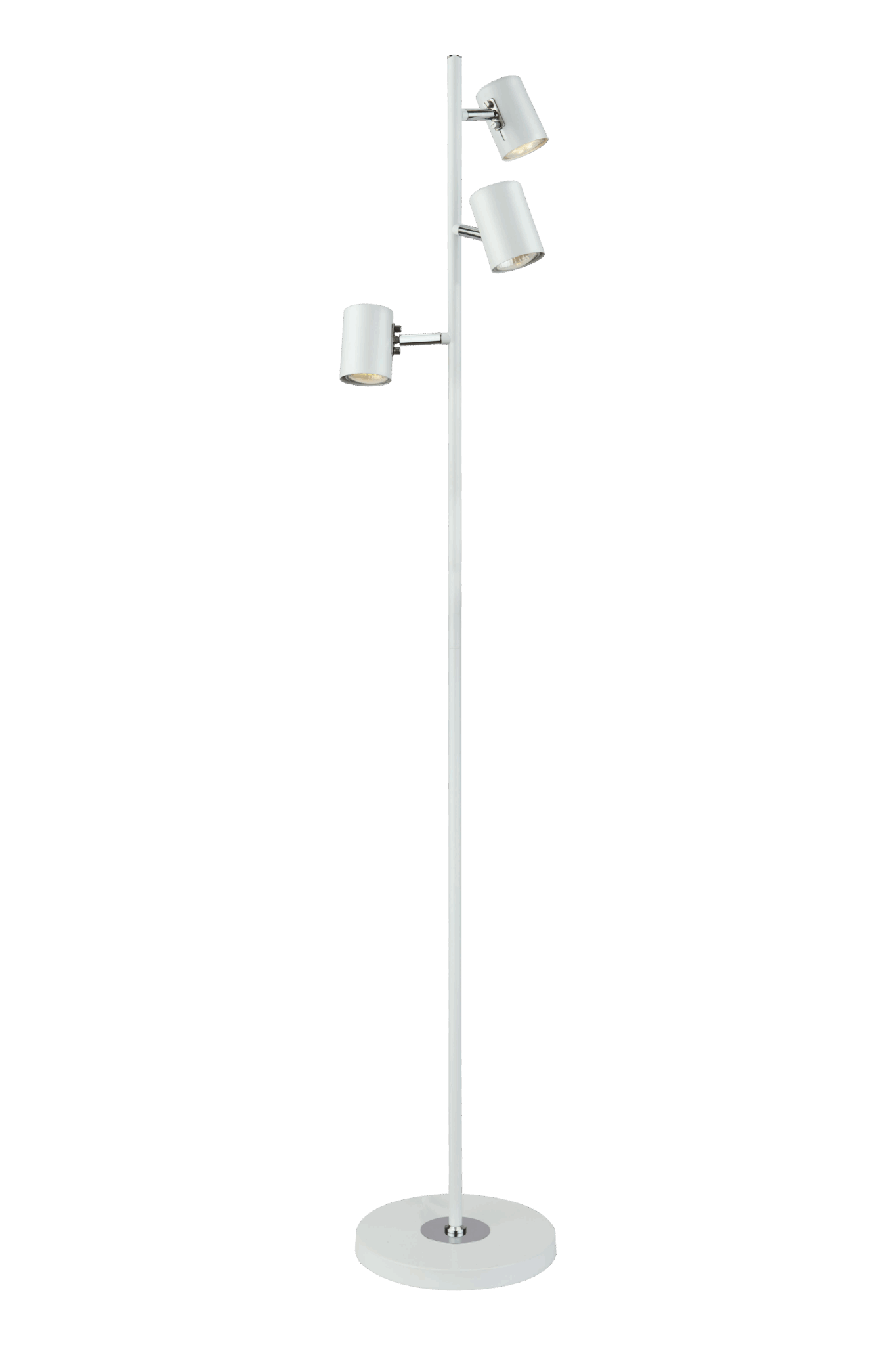 BALDER golvlampa 3:a, vit/krom - Aneta Lighting - 2