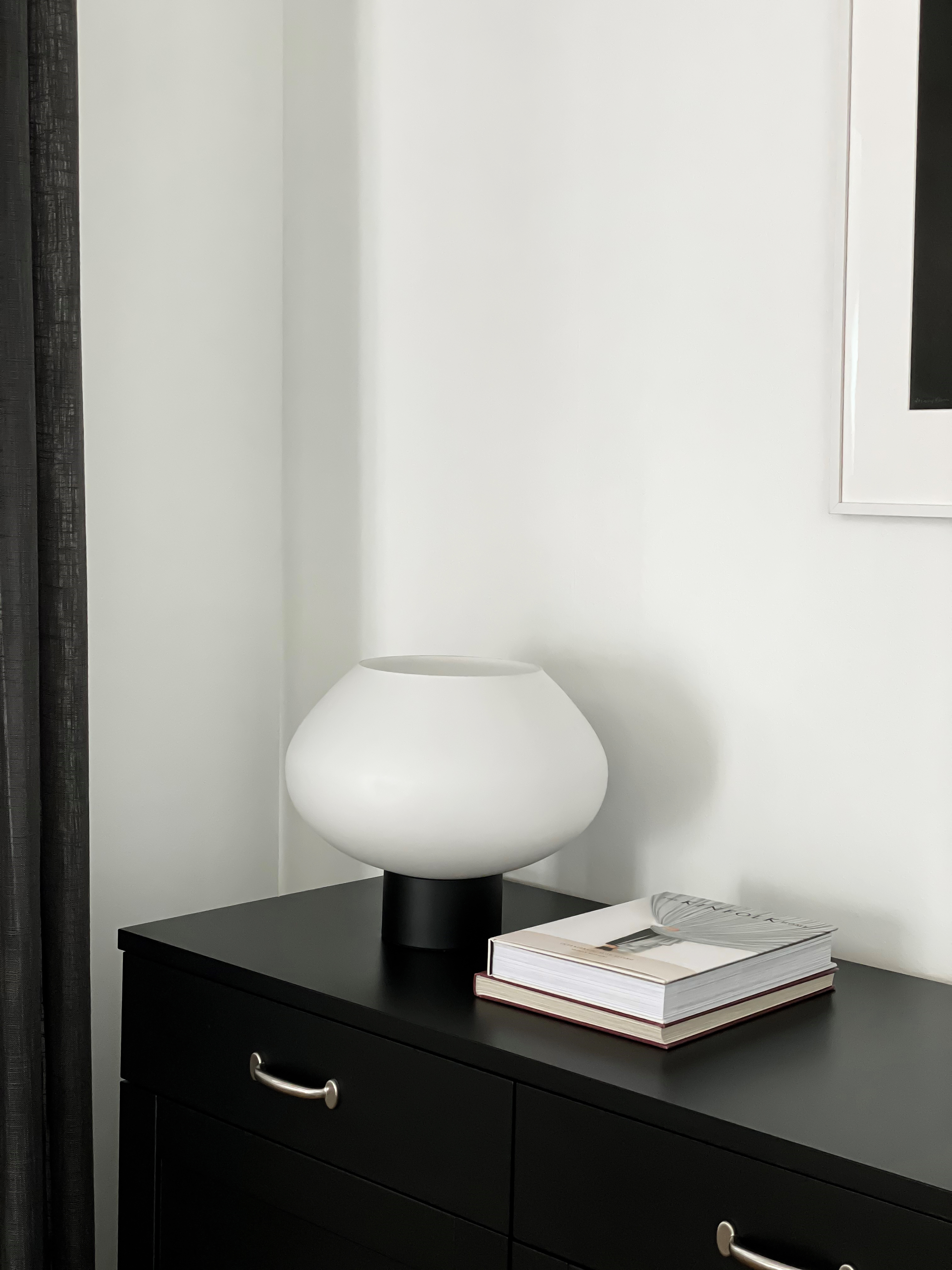 BELL bordlampa stor, svart/vit - Aneta Lighting - 3