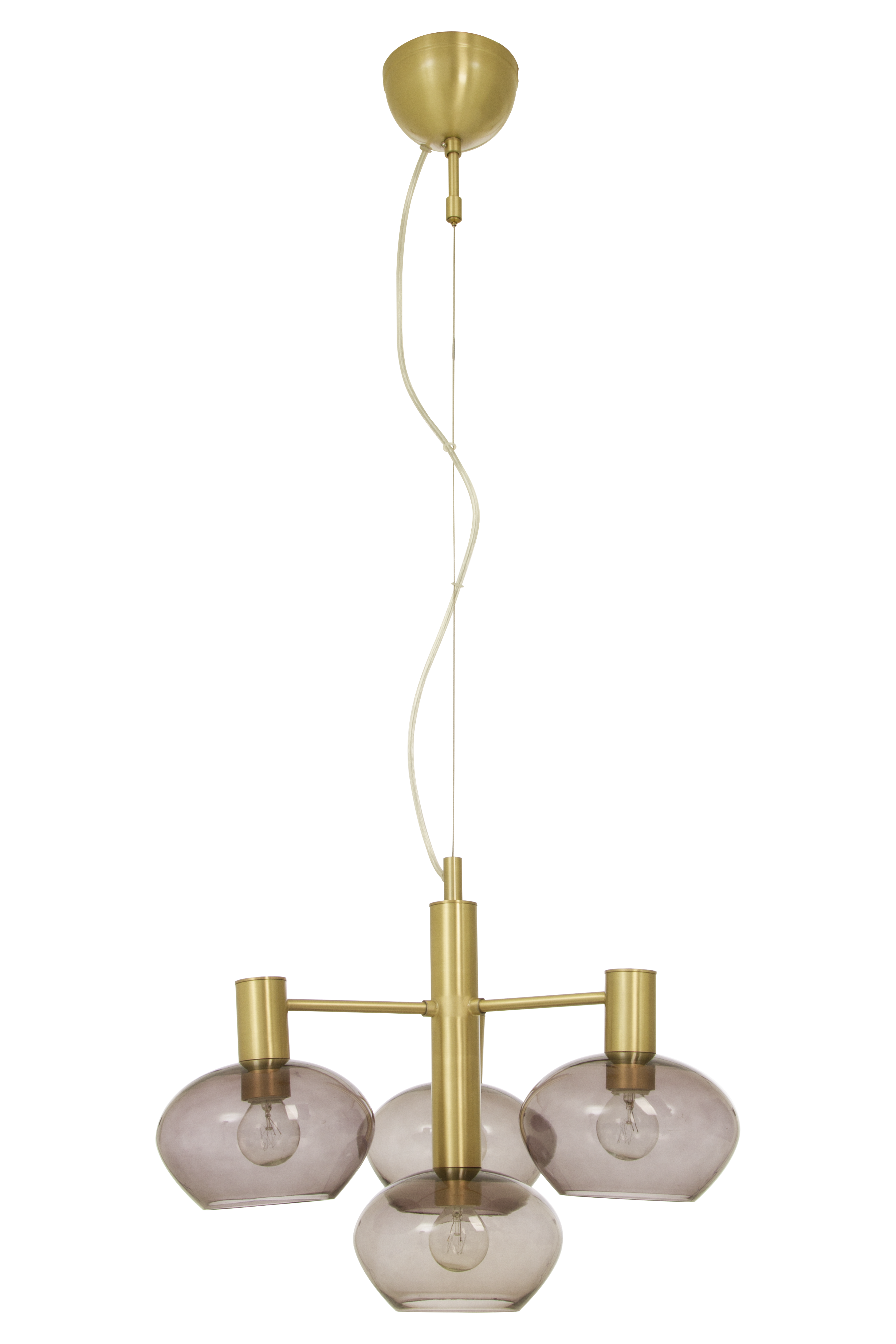 BELL taklampa 4.a, matt mässing/rök - Aneta Lighting - 4