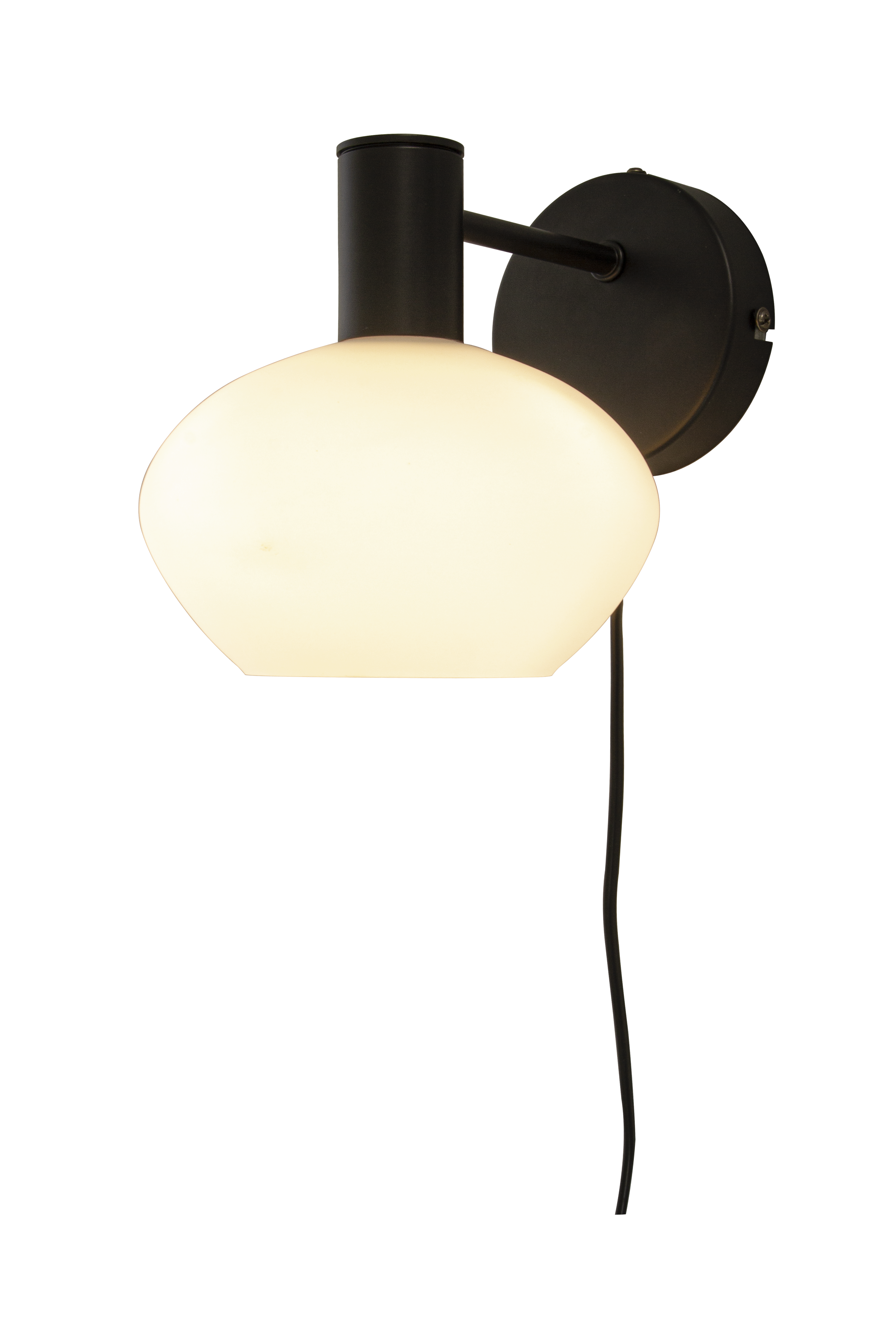 BELL vägglampa, svart/vit - Aneta Lighting