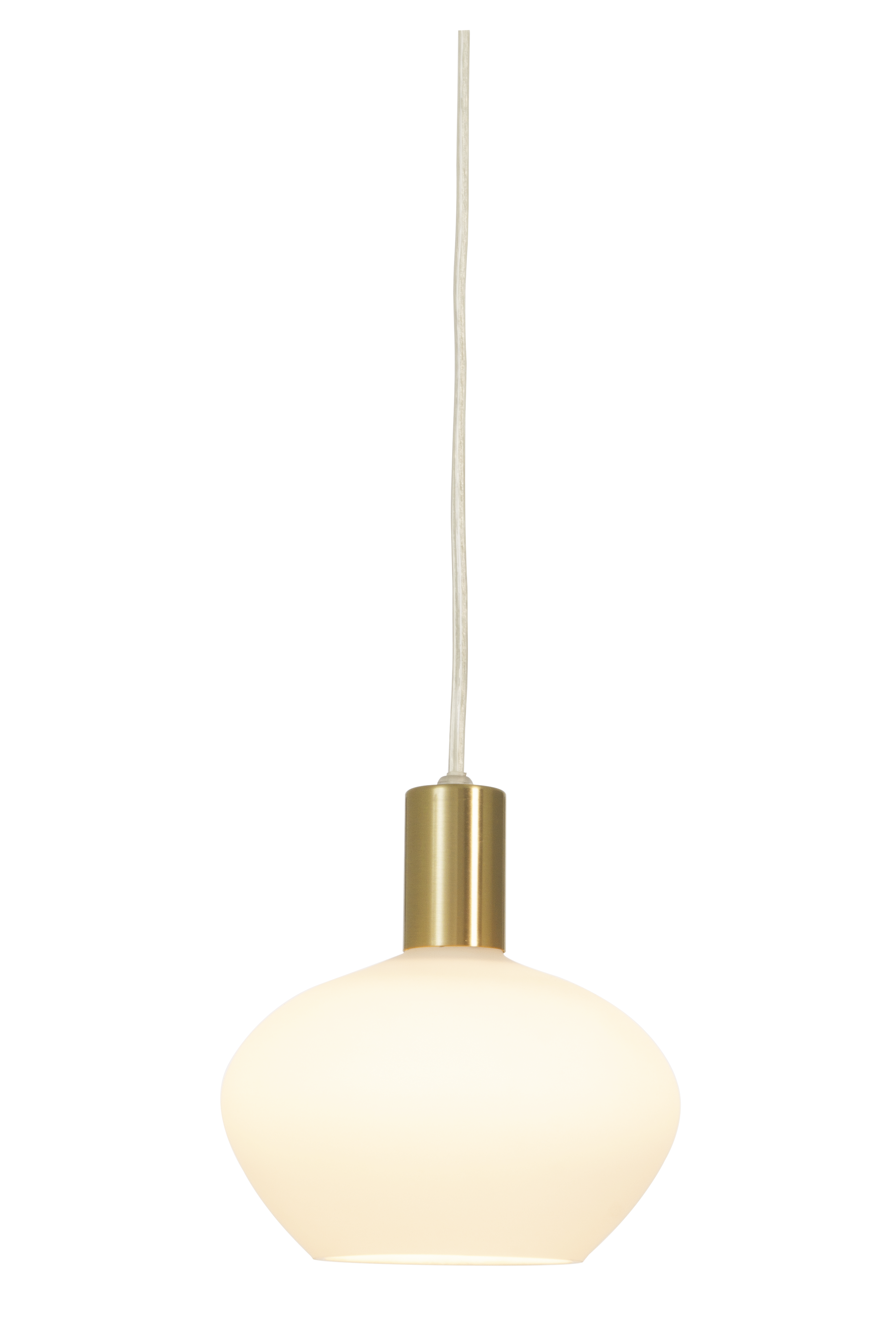 BELL fönsterlampa, matt mässing/vit - Aneta Lighting