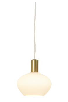 BELL fönsterlampa, matt mässing/vit - Aneta Lighting