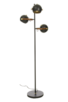 BOW golvlampa. 3-arm, svart - Aneta Lighting