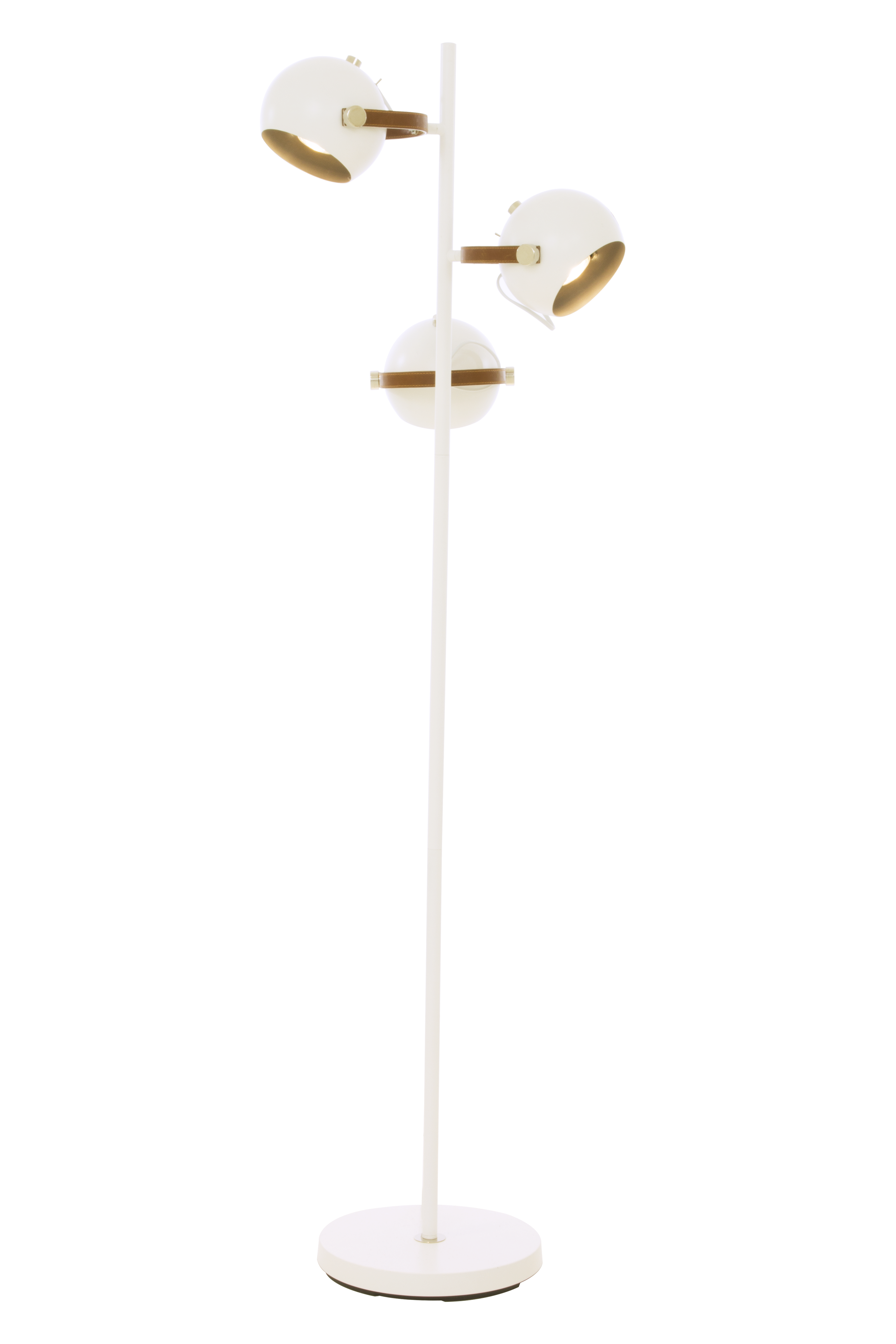 BOW golvlampa. 3-arm, vit - Aneta Lighting