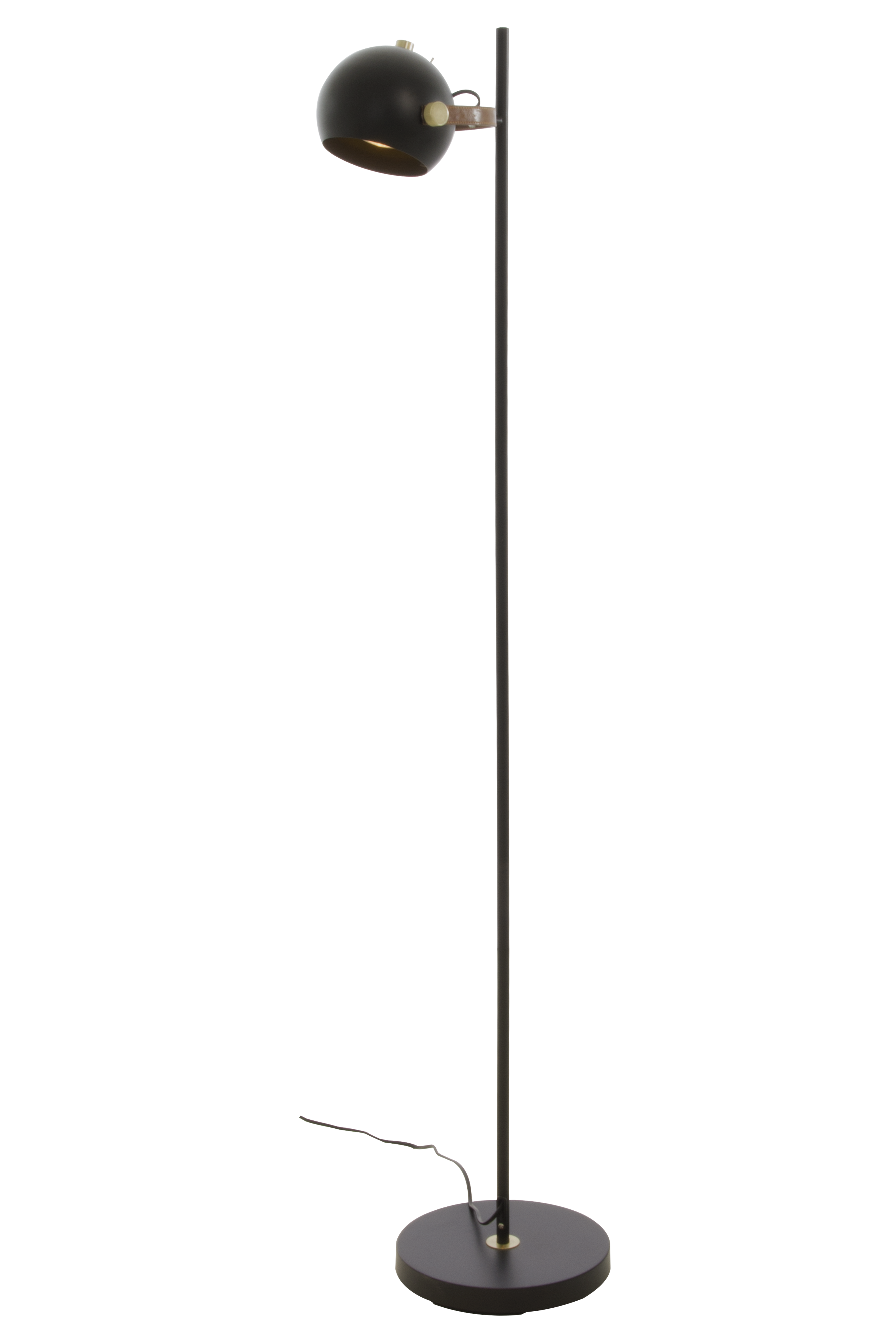 BOW golvlampa., 1-arm, svart - Aneta Lighting