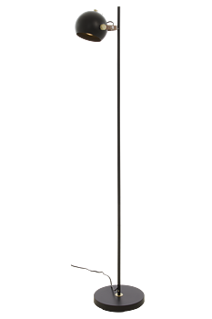 BOW golvlampa., 1-arm, svart - Aneta Lighting