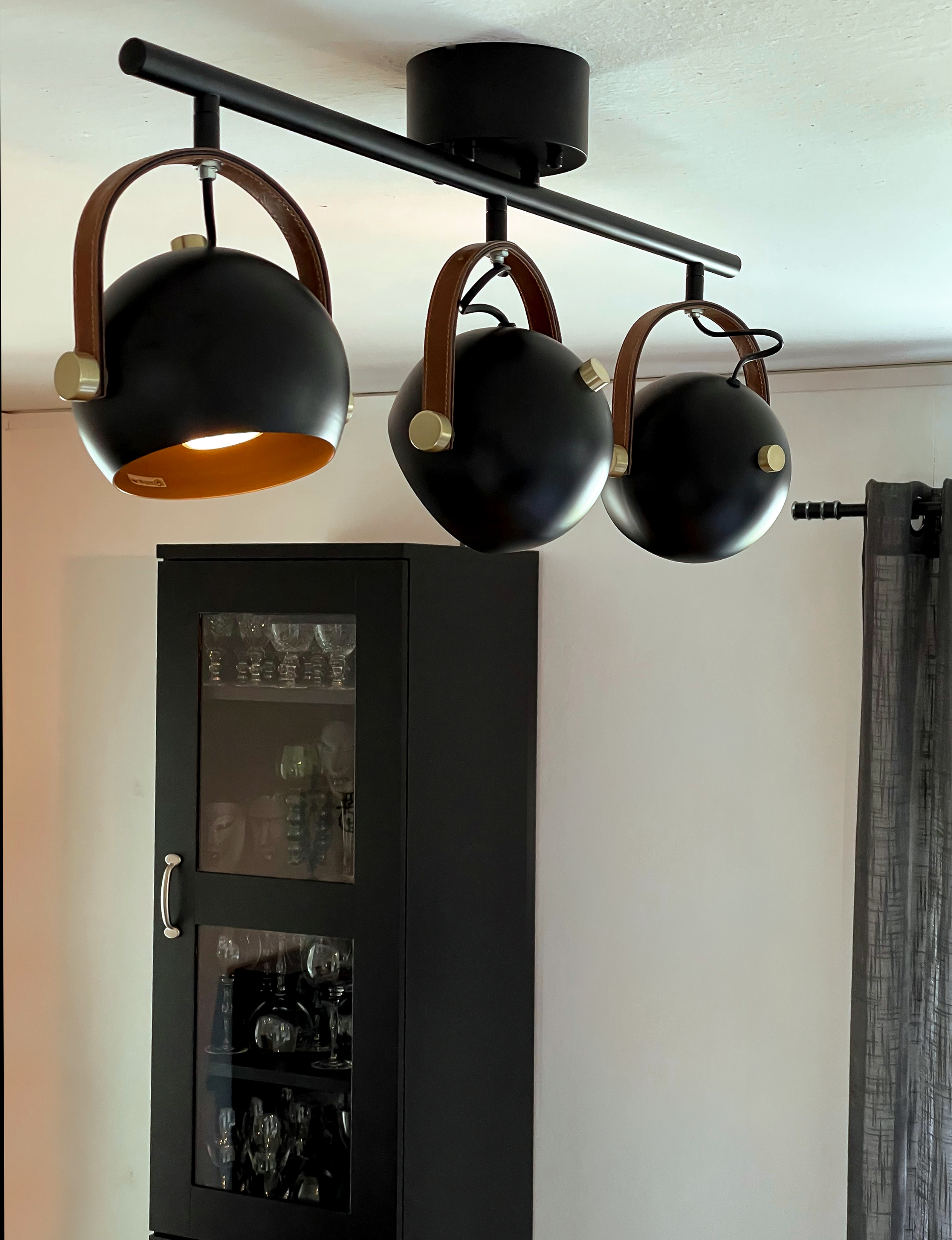 BOW takspot, svart - Aneta Lighting - 2