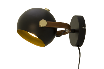 BOW vägglampa, svart - Aneta Lighting