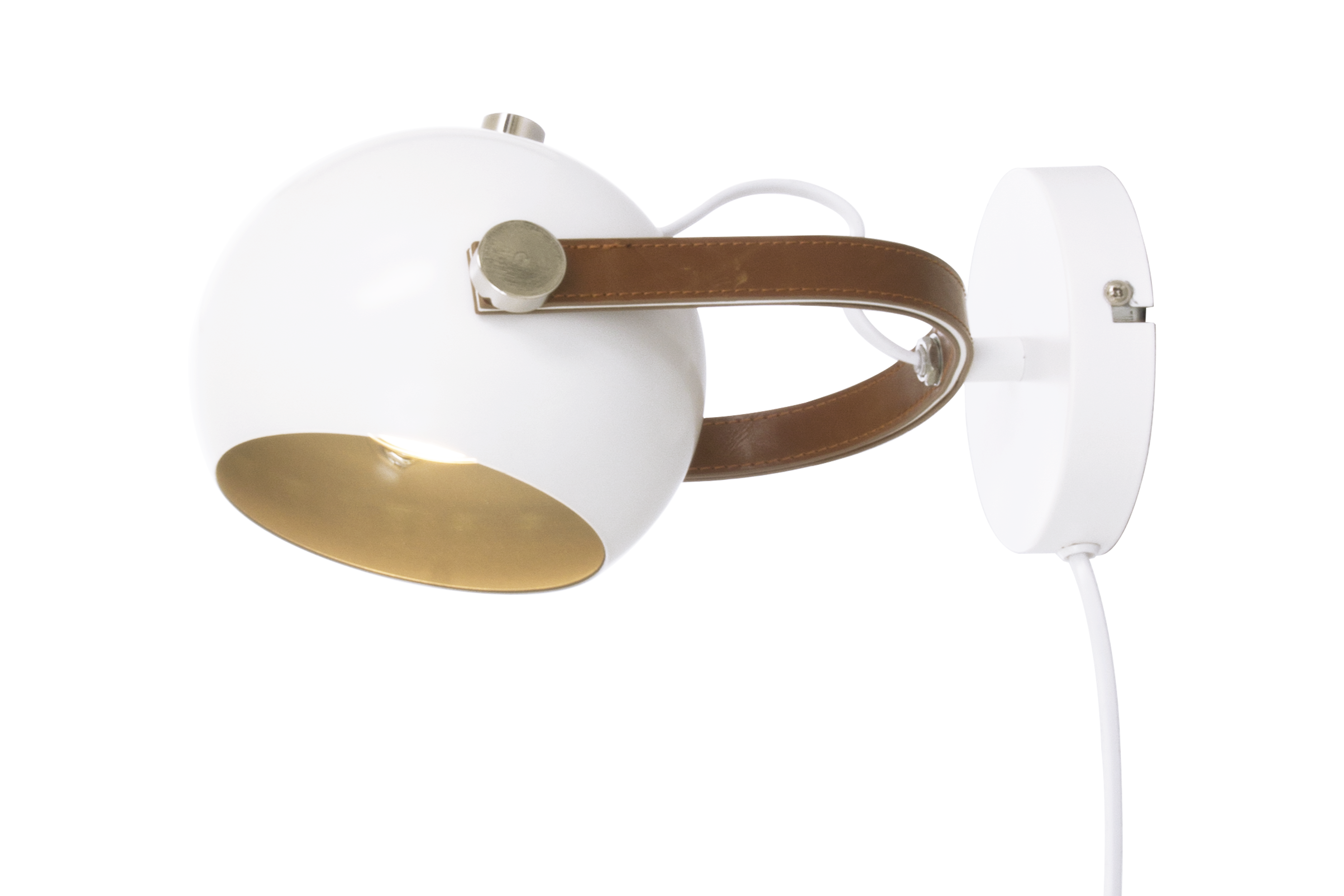 BOW vägglampa, vit - Aneta Lighting