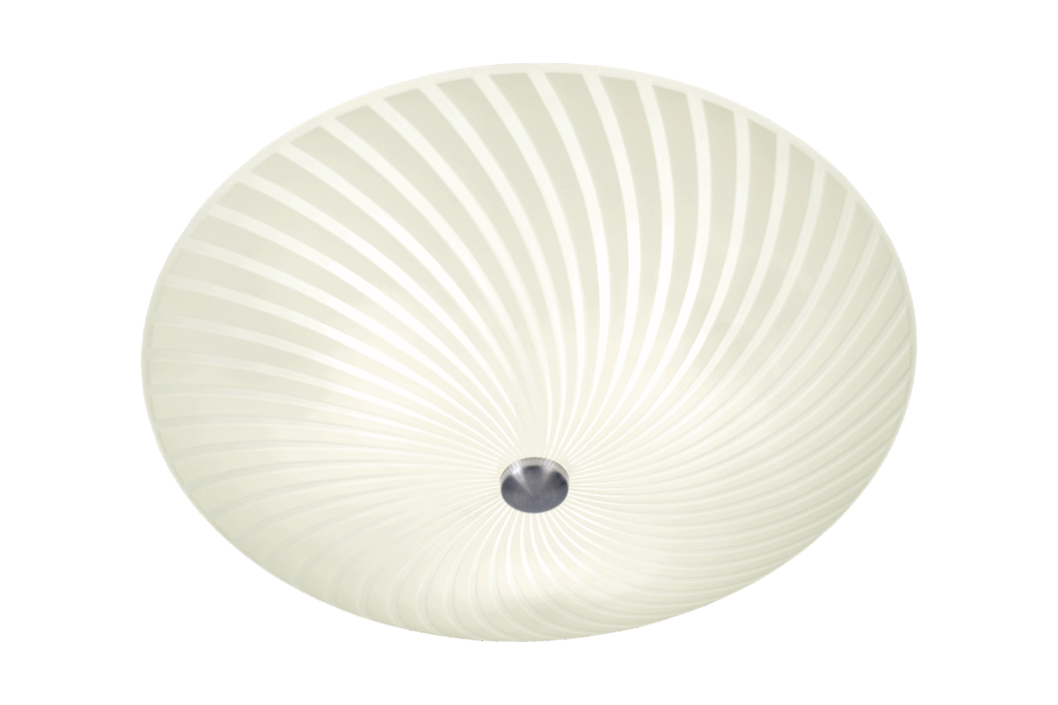CYKLON plafond 42cm, vit/stål - Aneta Lighting - 2