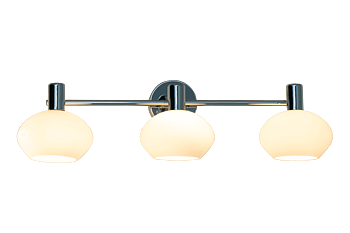 ELBA vägglampa bad 3:a, krom - Aneta Lighting