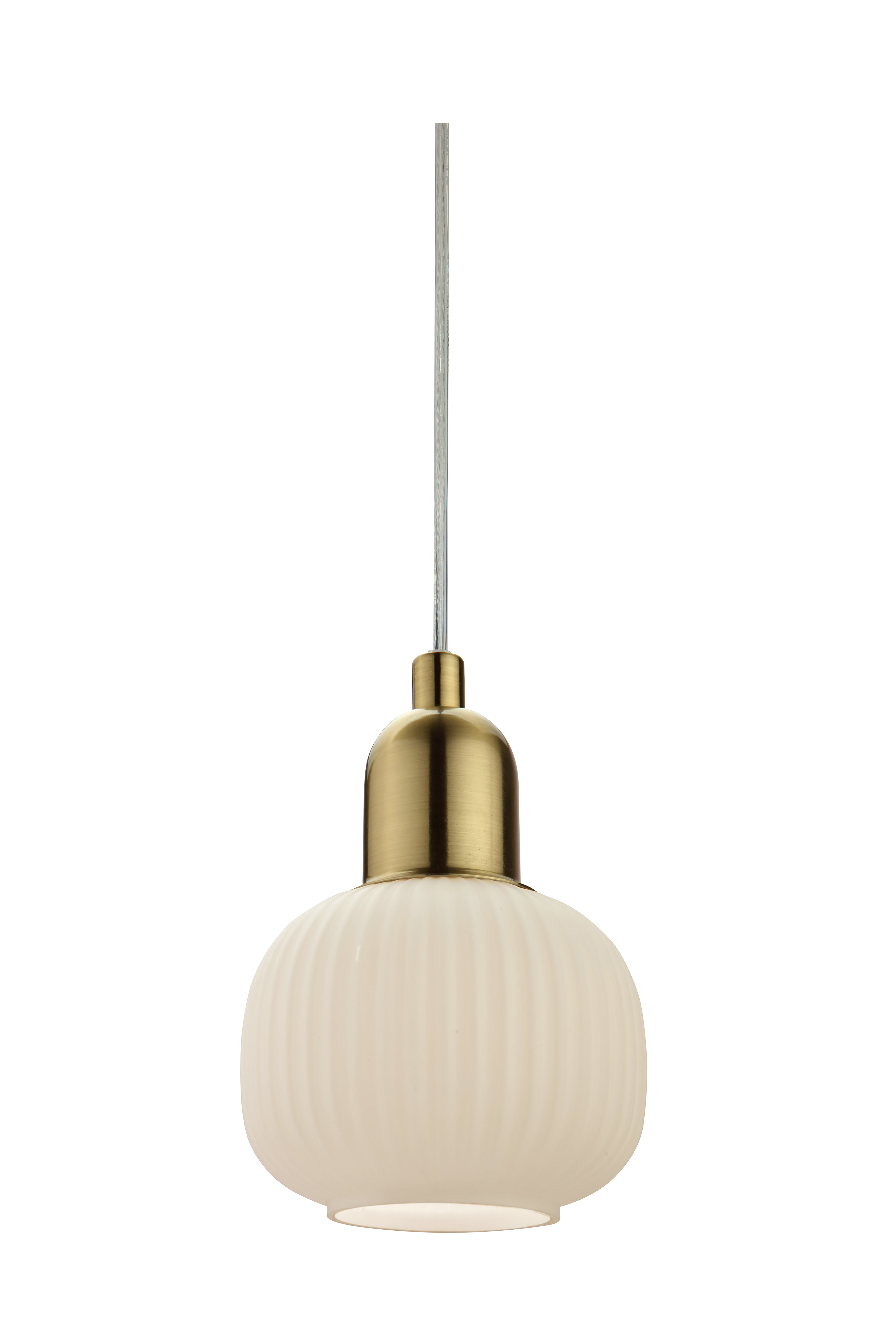 ELIN fönsterlampa, matt mässing/vit - Aneta Lighting