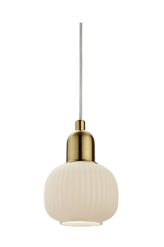 ELIN fönsterlampa, matt mässing/vit - Aneta Lighting