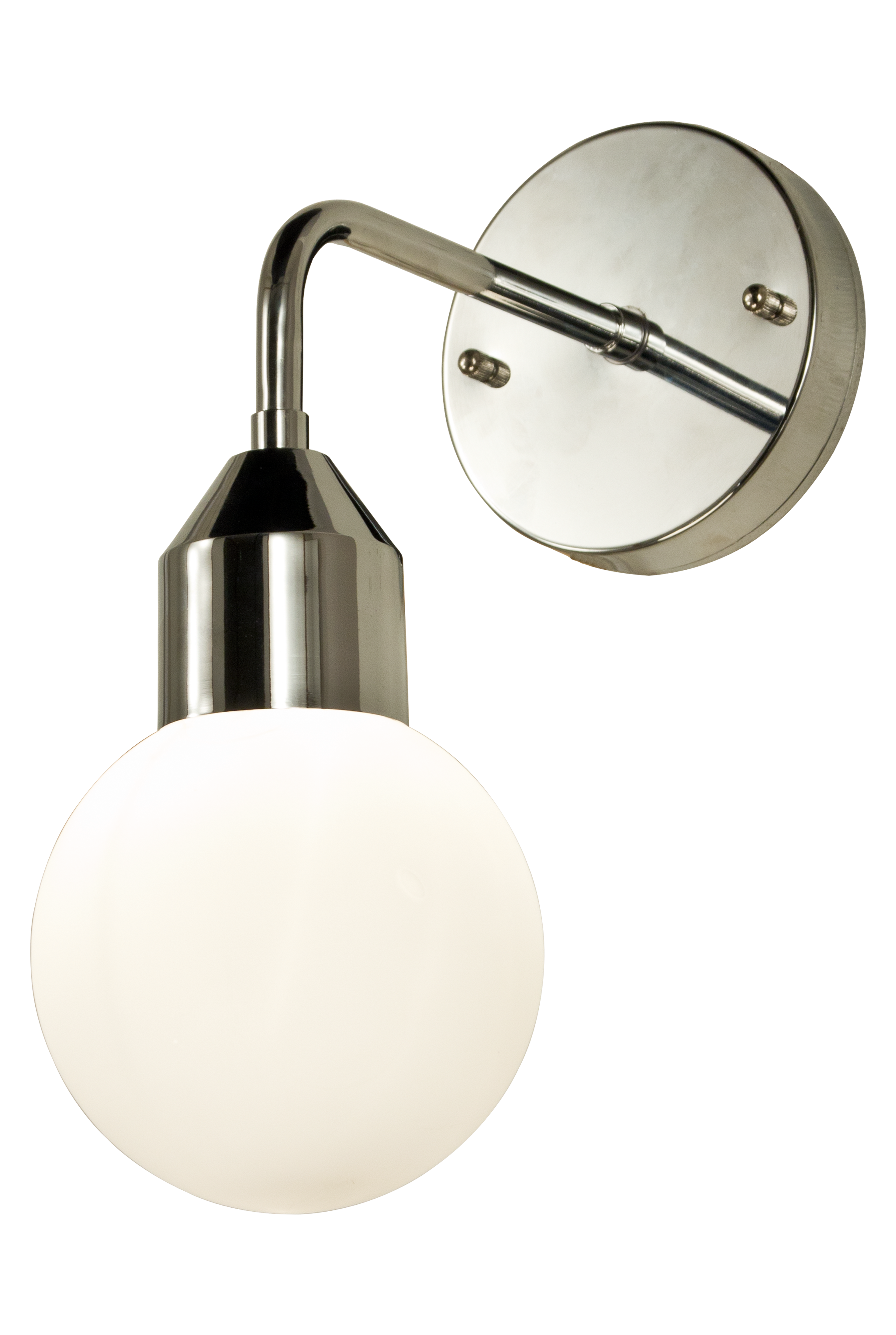 FLORENS vägglampa bad, krom/opal - Aneta Lighting