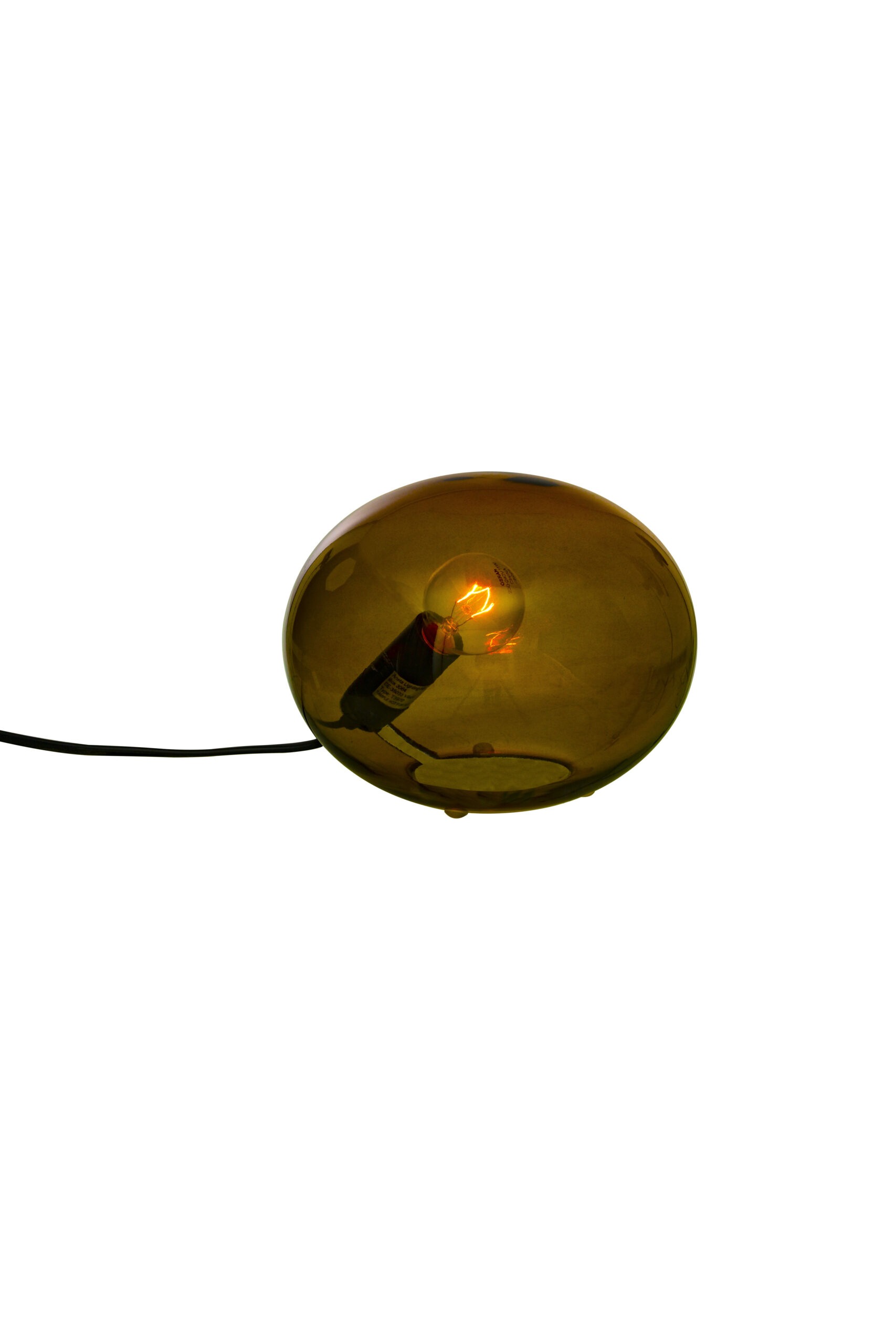 GLOBUS bordslampa 18cm, brun - Aneta Lighting