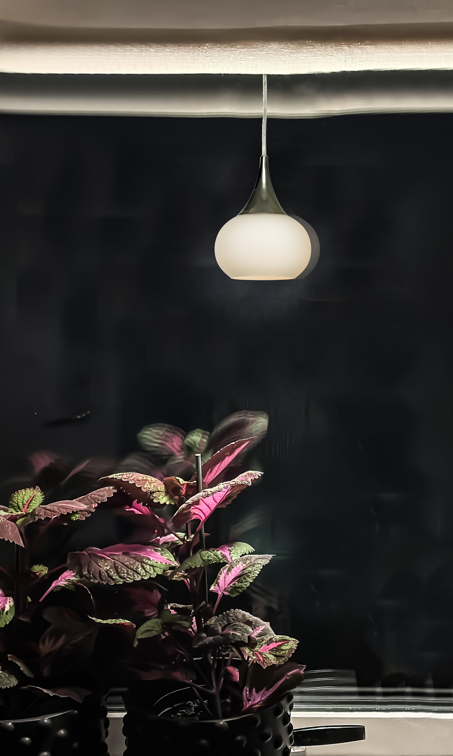 GLOBUS fönsterlampa, vit/krom - Aneta Lighting - 3