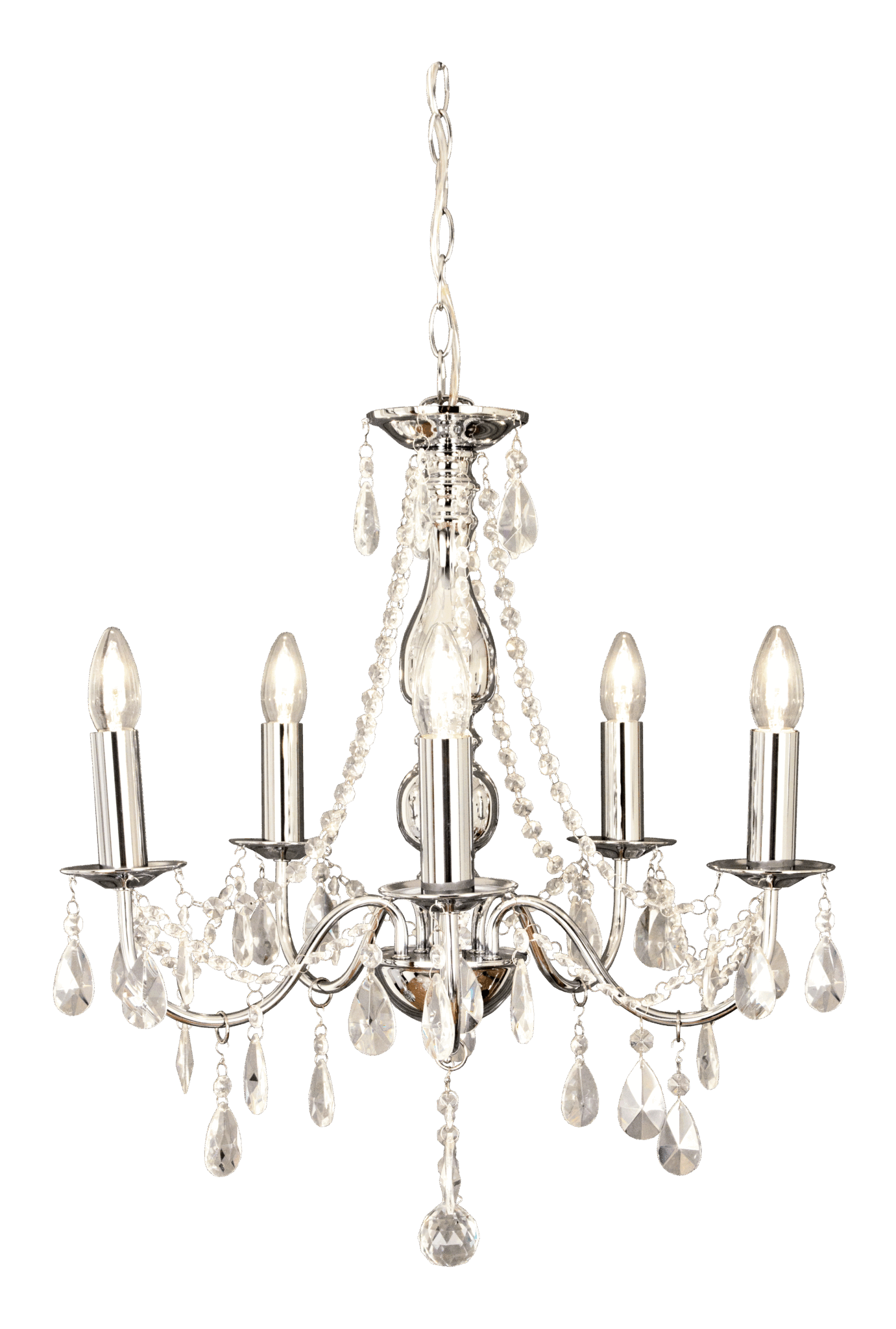GRANVILLE takkrona krom/klar - Aneta Lighting - 2
