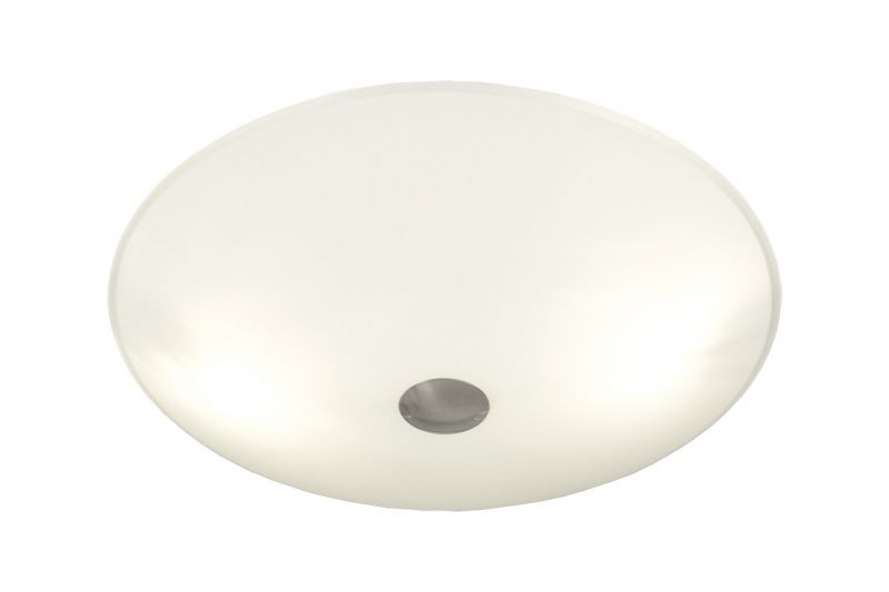 IGLO plafond 42cm, vit/stål - Aneta
