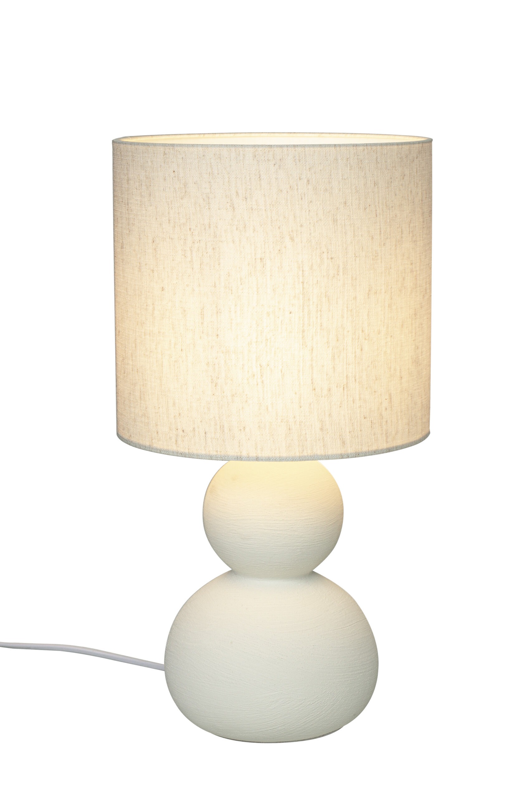 KALAMATA bordslampa, naturvit/naturvit - Aneta Lighting