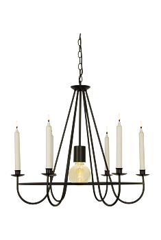 KRONOBERG takkrona, svart - Aneta Lighting