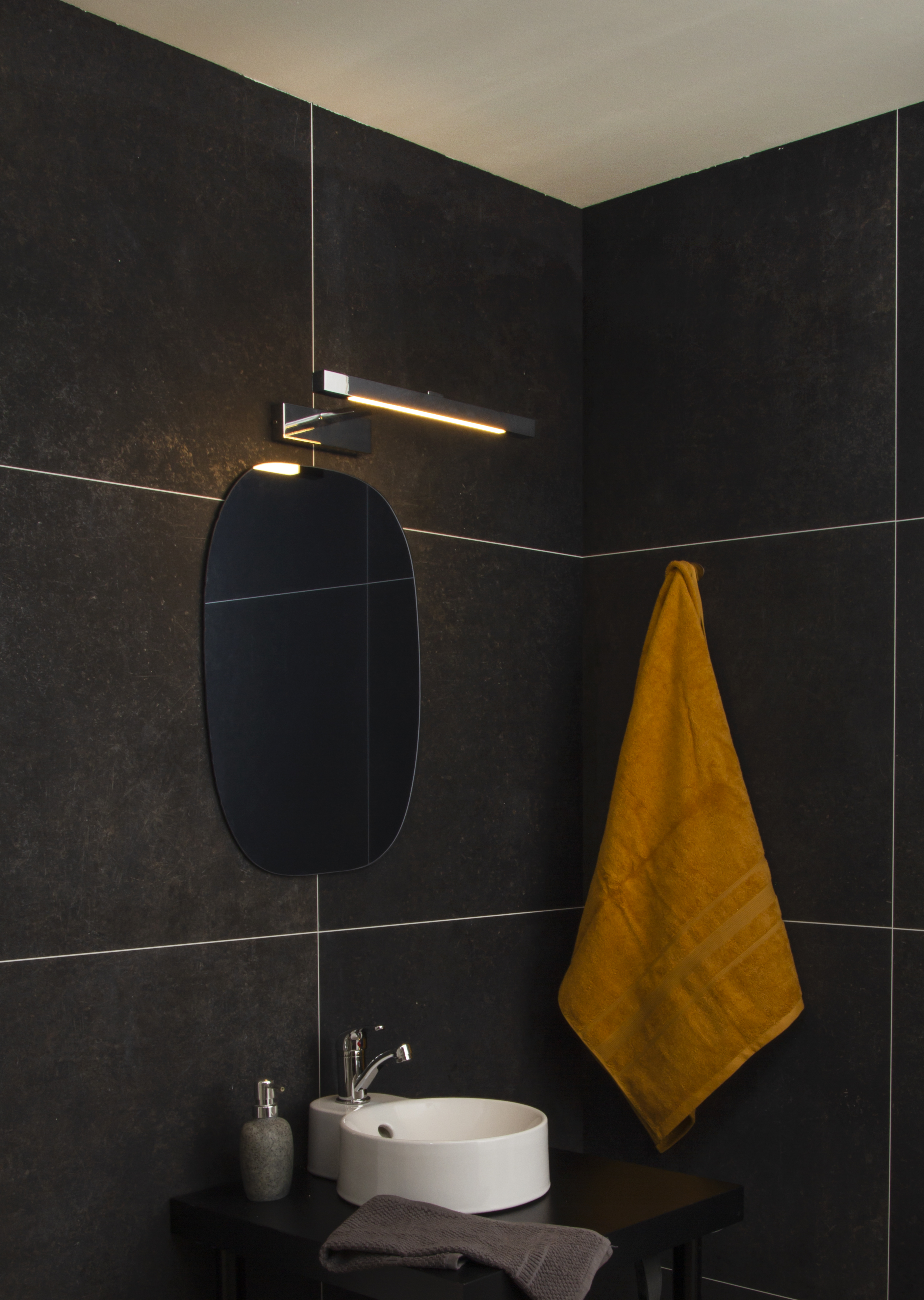 LUCCA vägglampa bad krom - Aneta Lighting - 2