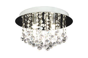 MADELENE plafond 35cm, krom - Aneta Lighting