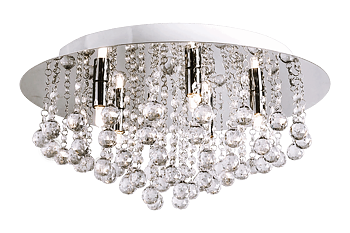 MADELENE plafond 50cm, krom - Aneta Lighting